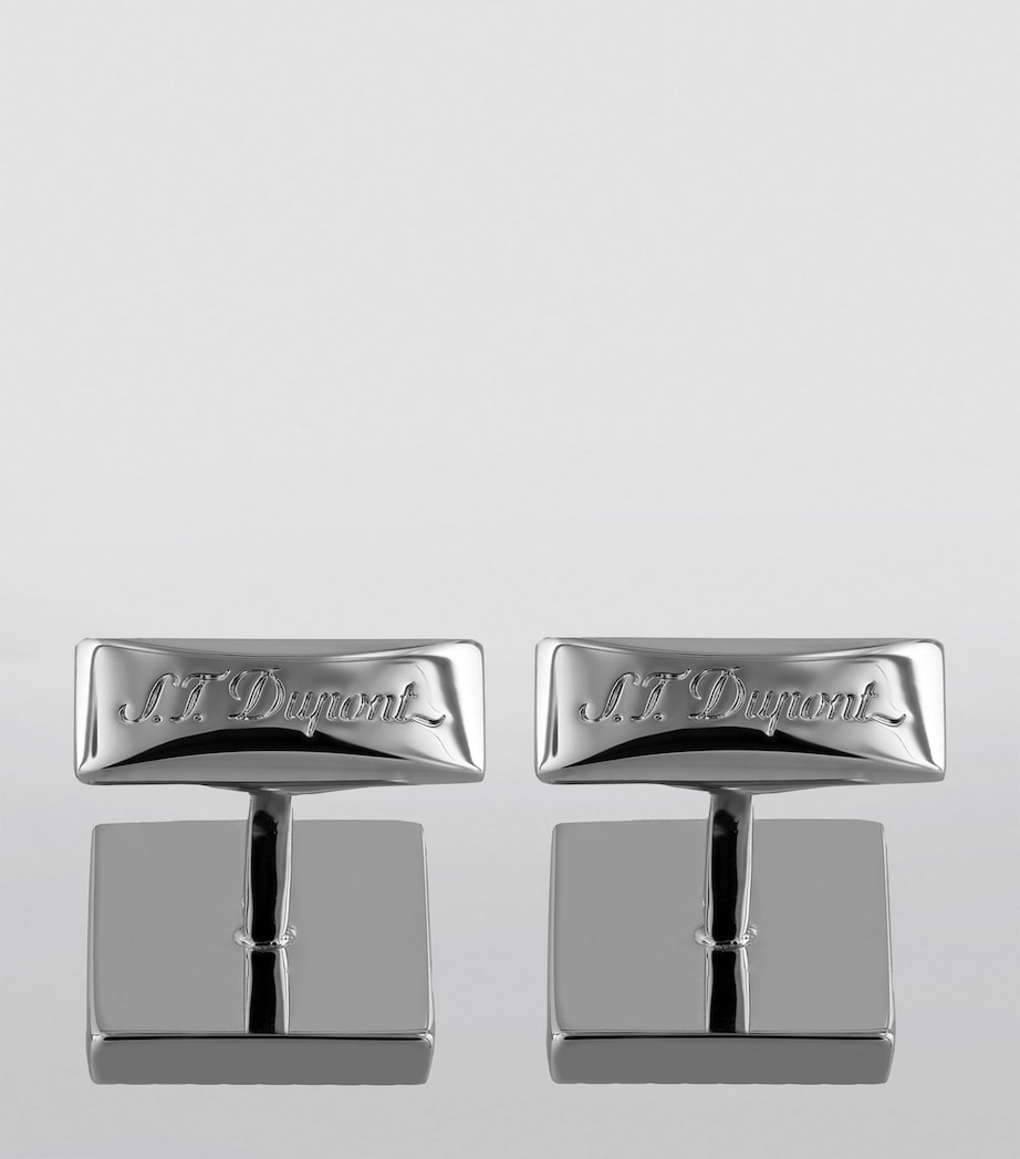 Palladium Diamond Head Cufflinks PALLADIUM Image 3
