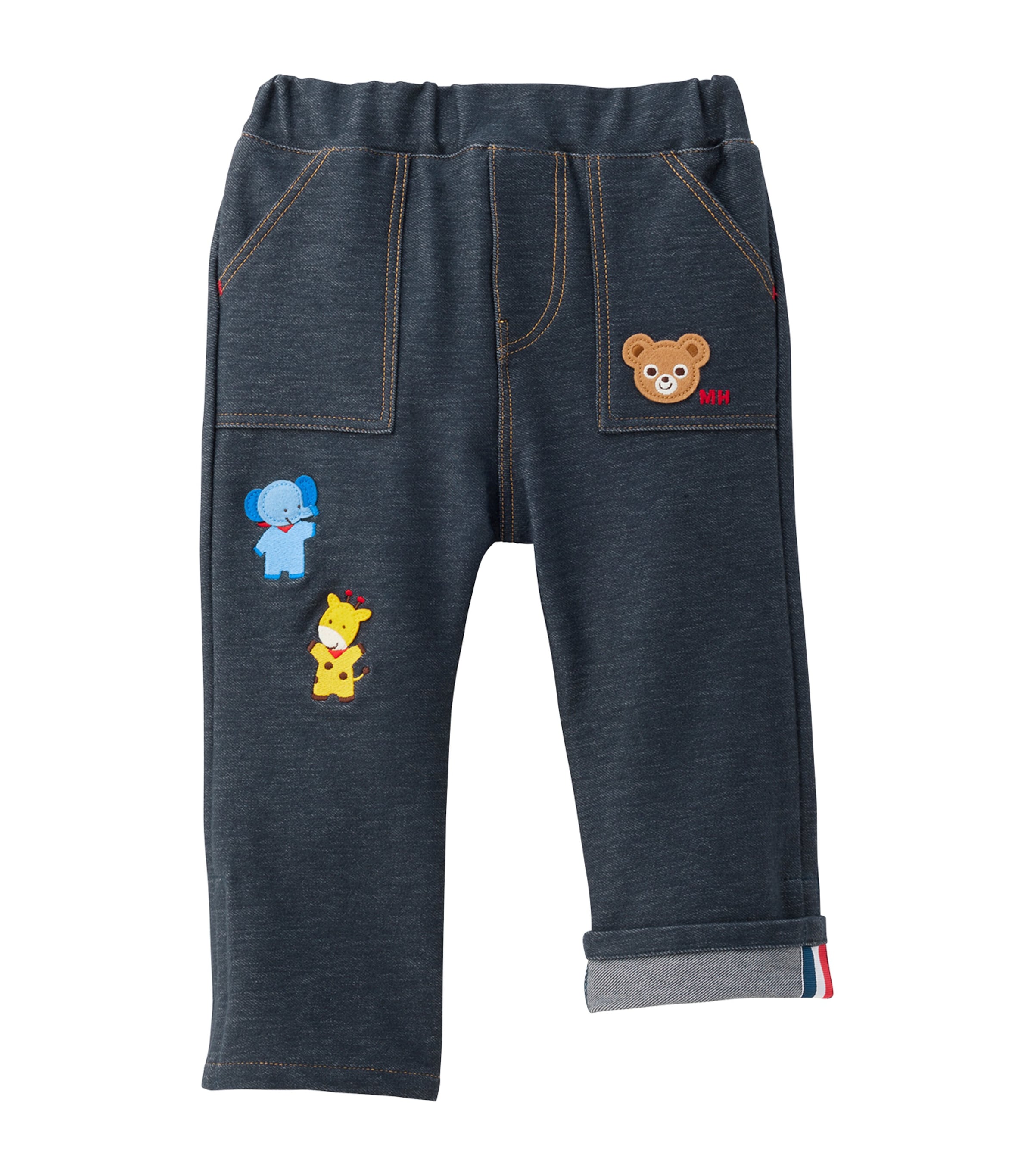 Miki House Kids' Mascot Jeans In Blue