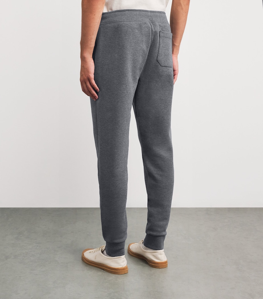 Cotton-Blend Polo Pony Sweatpants GREY Image 4