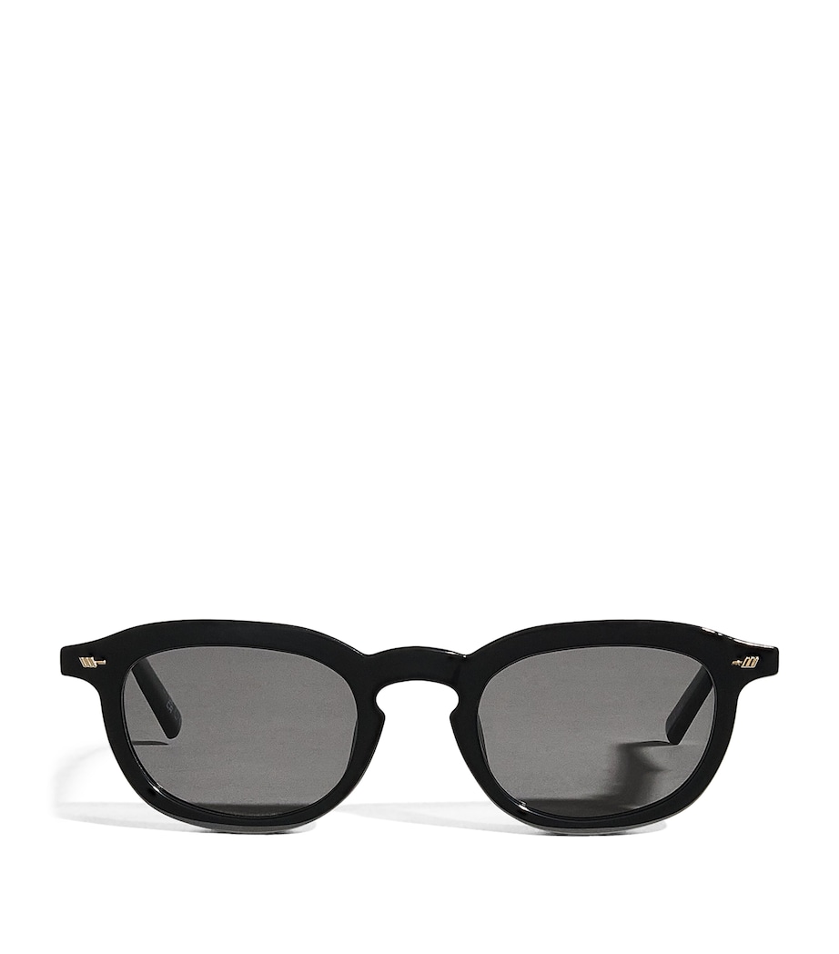 Round Heart Throb Sunglasses BLACK Image 1
