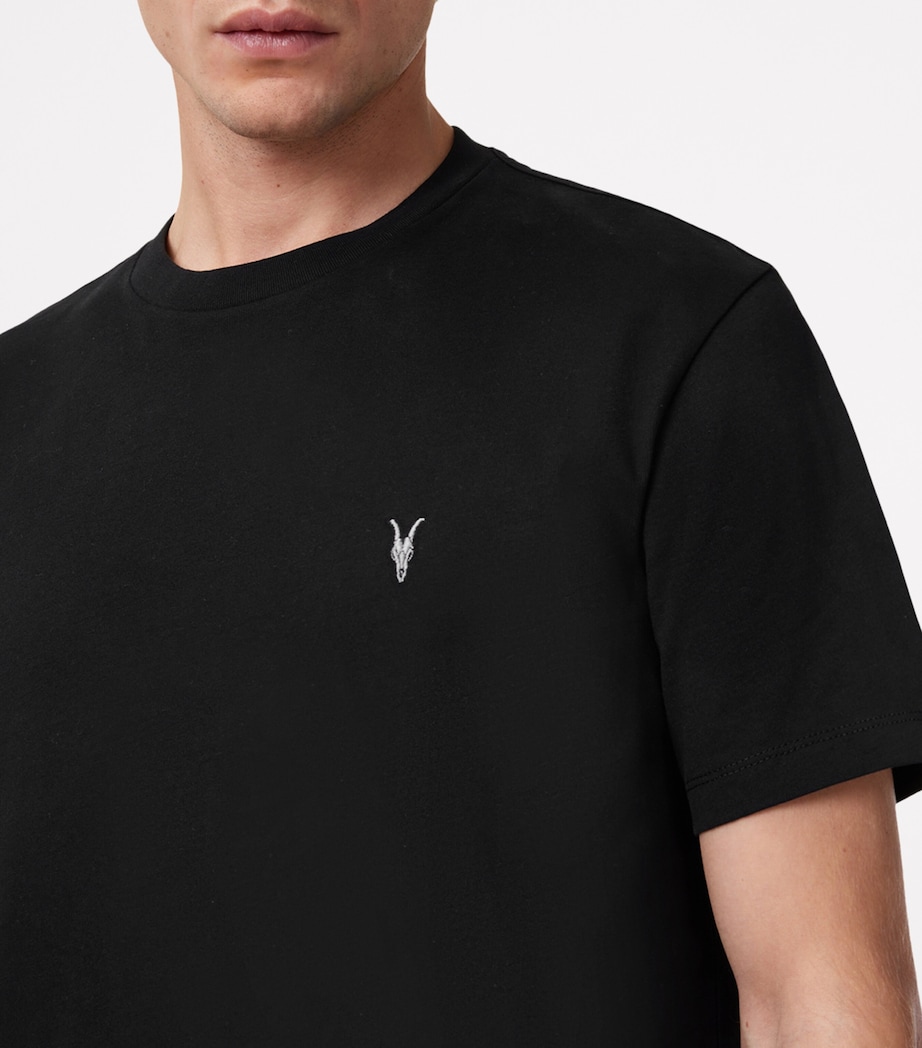 Organic and Recycled Cotton Dexter T-Shirt JET BLACK Image 7