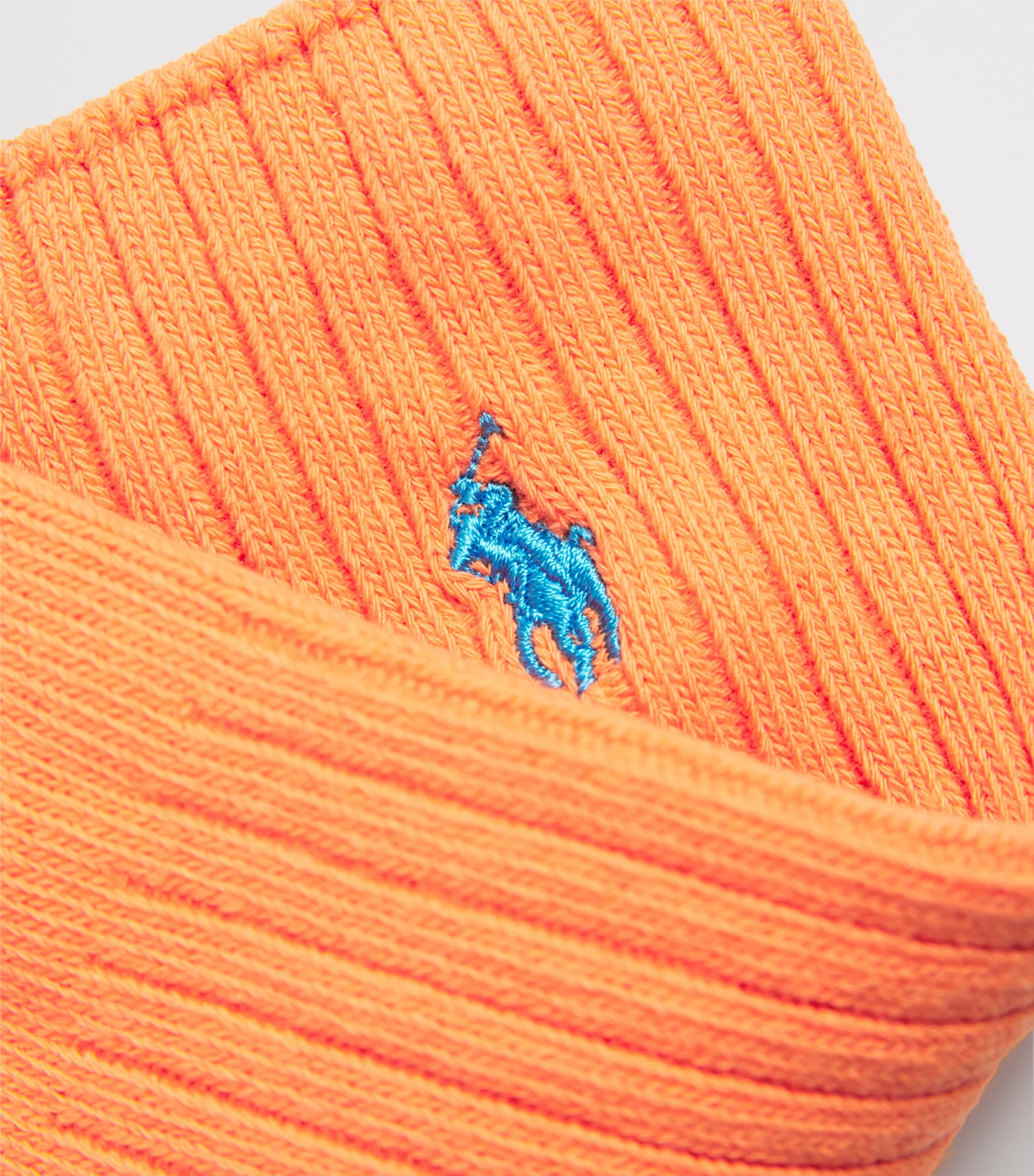 Cotton-Blend Classic Crew Socks ORANGE Image 2
