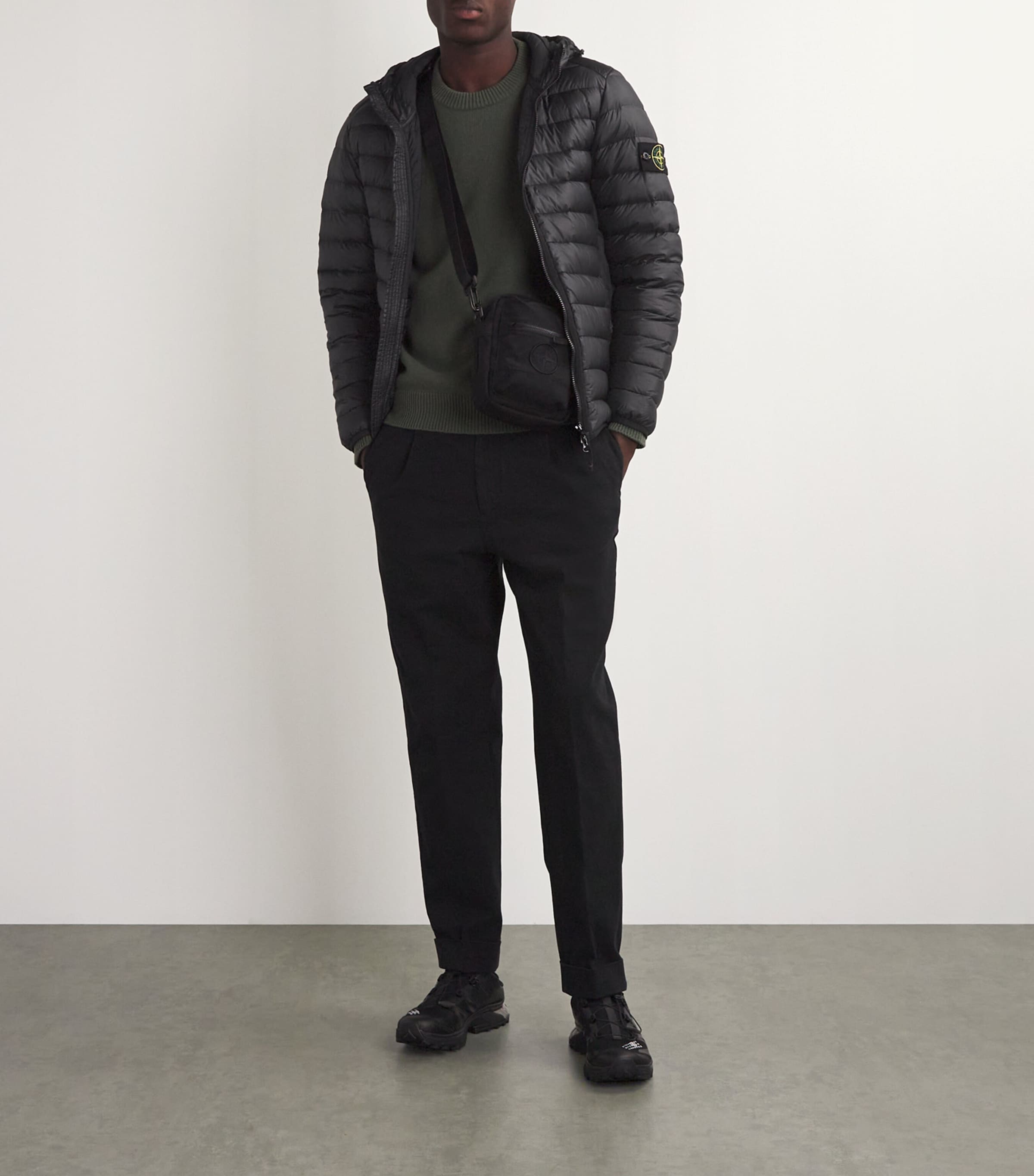 Stone island padded down jacket online