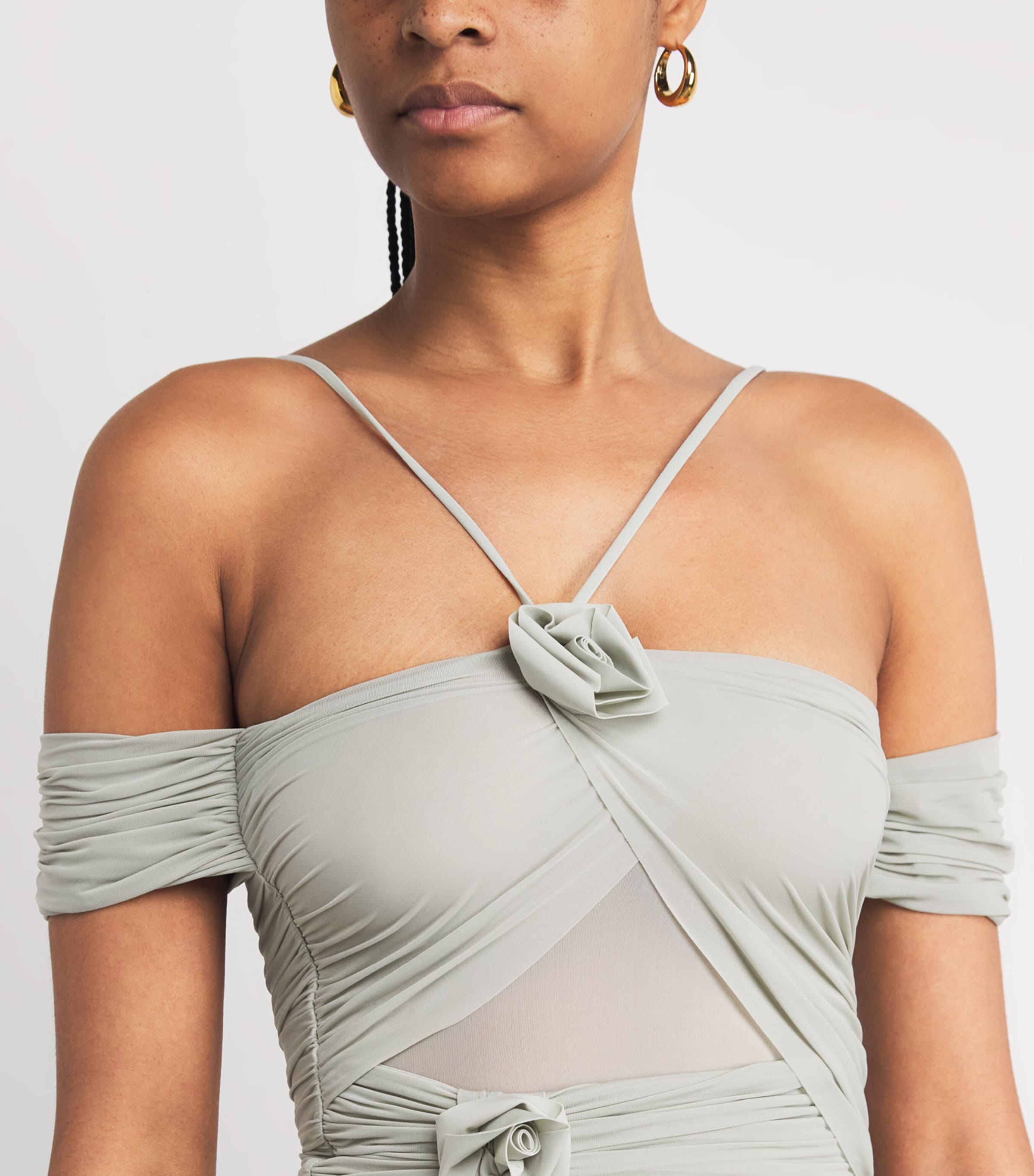 Abisso Maxi Dress SAGE 186 Image 5