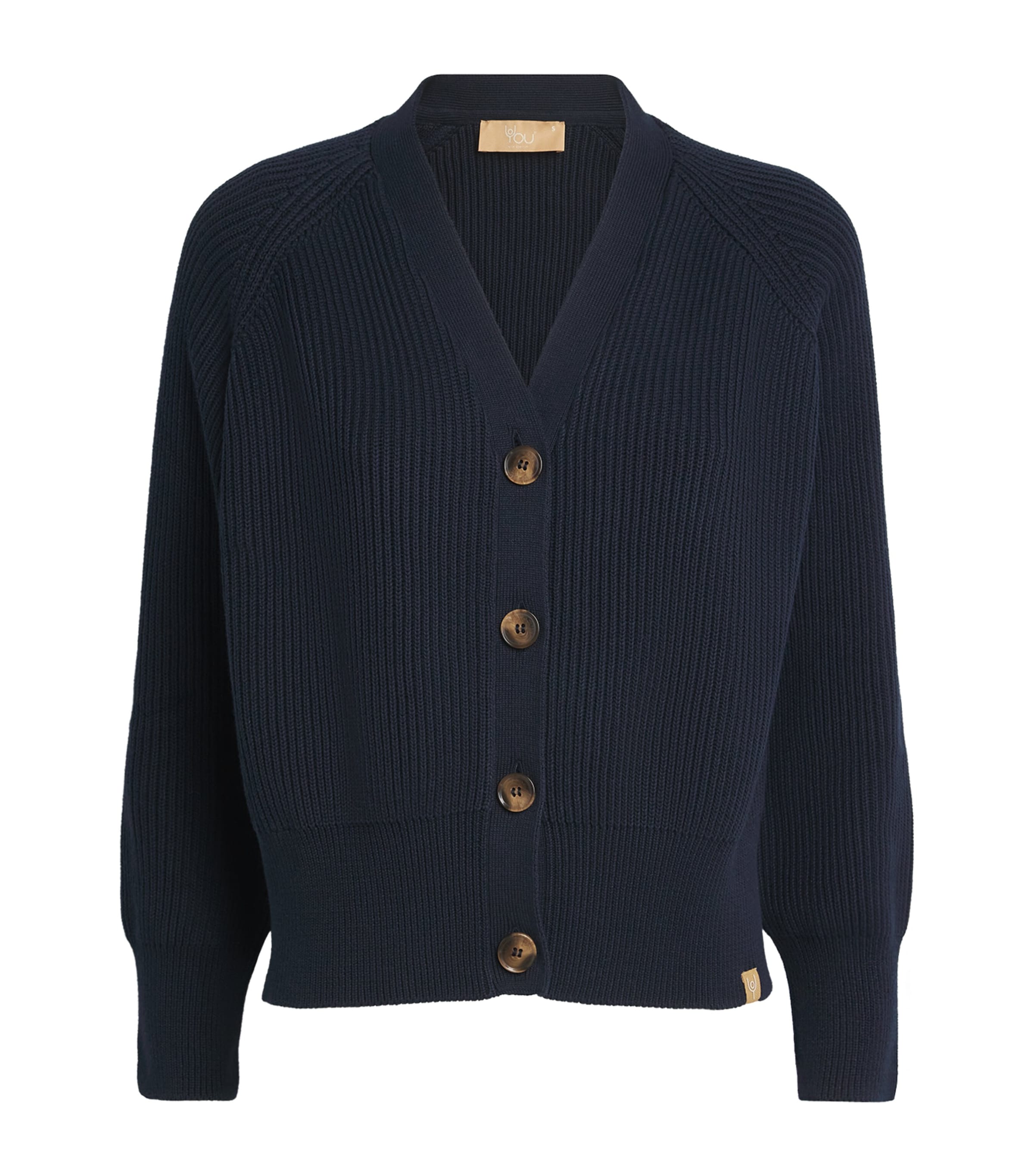 Y.O.U Womens Cotton Kimcote Cardigan Navy Image 1
