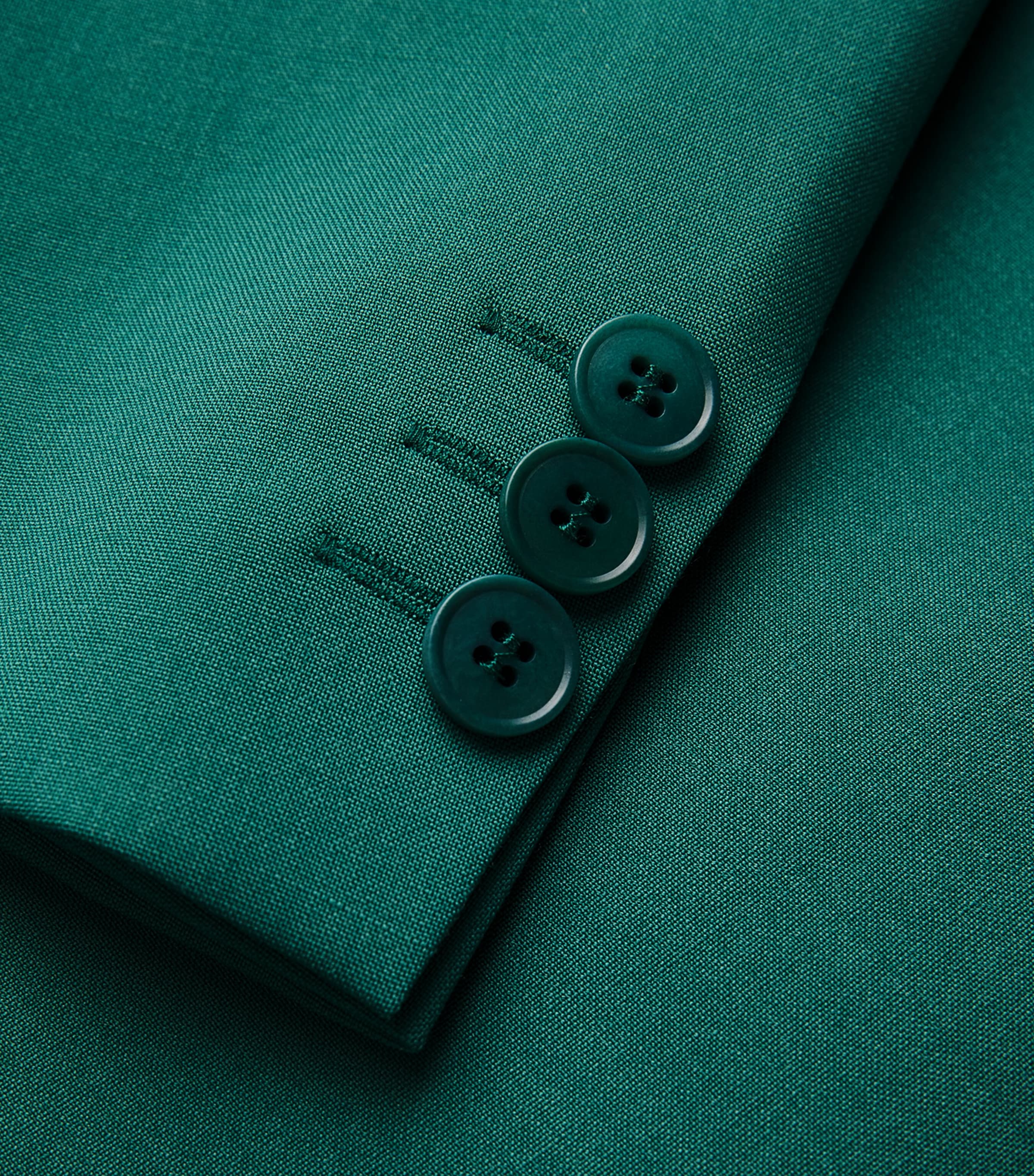 Virgin Wool Blazer GREEN Image 5