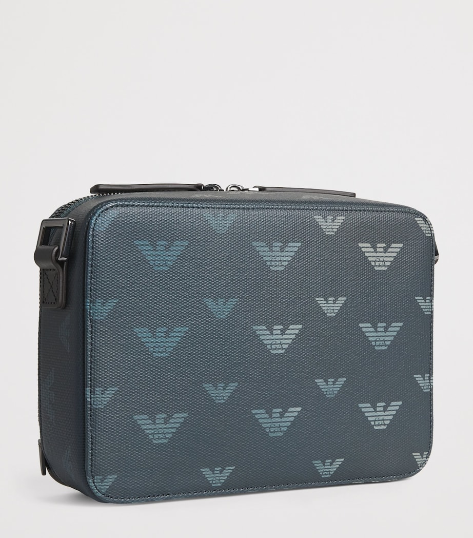 Emporio Armani Coated Canvas Eagle Cross-Body Bag Image 3