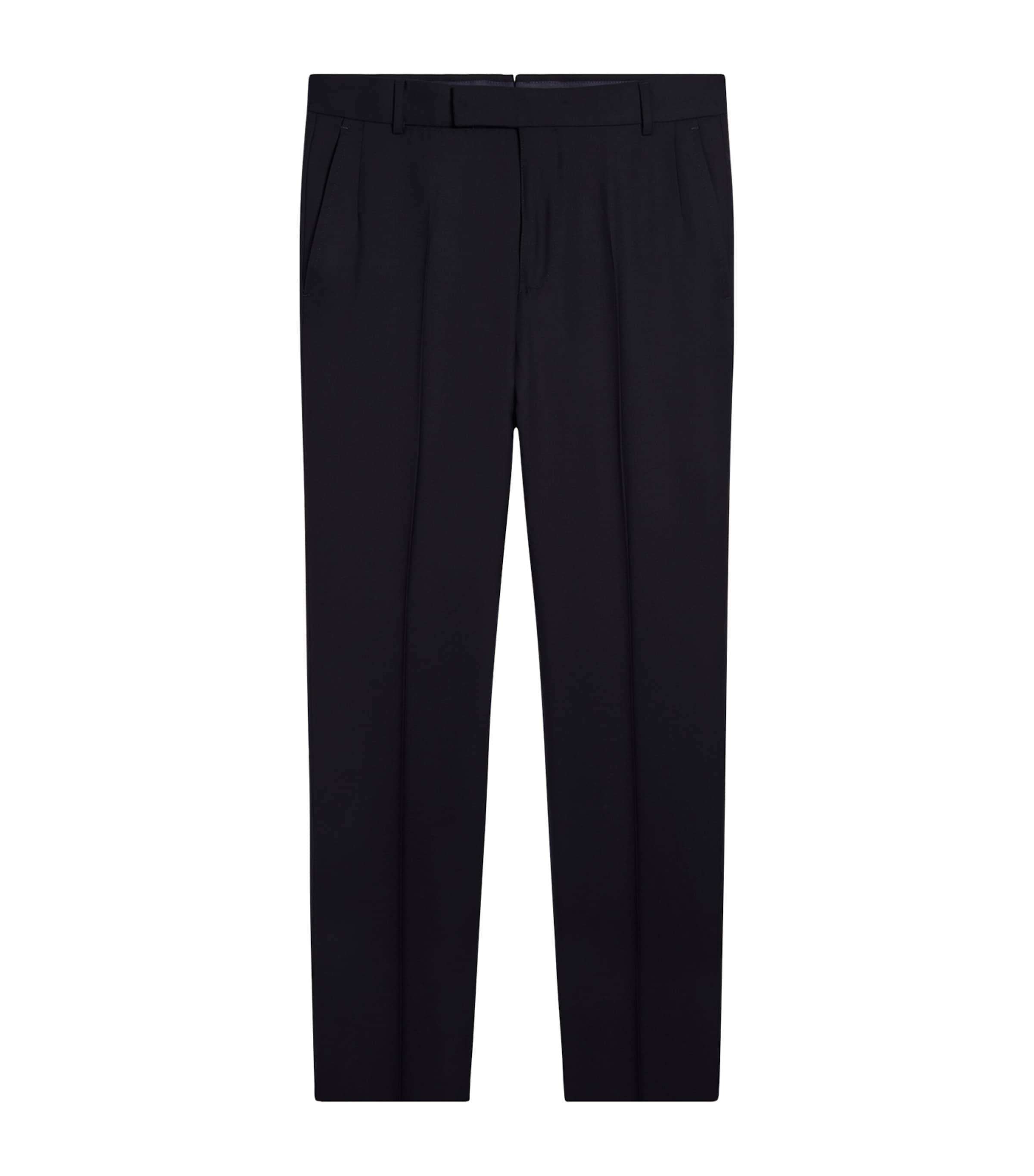 Dunhill Wool Jersey Blend Travel Trousers In Blue
