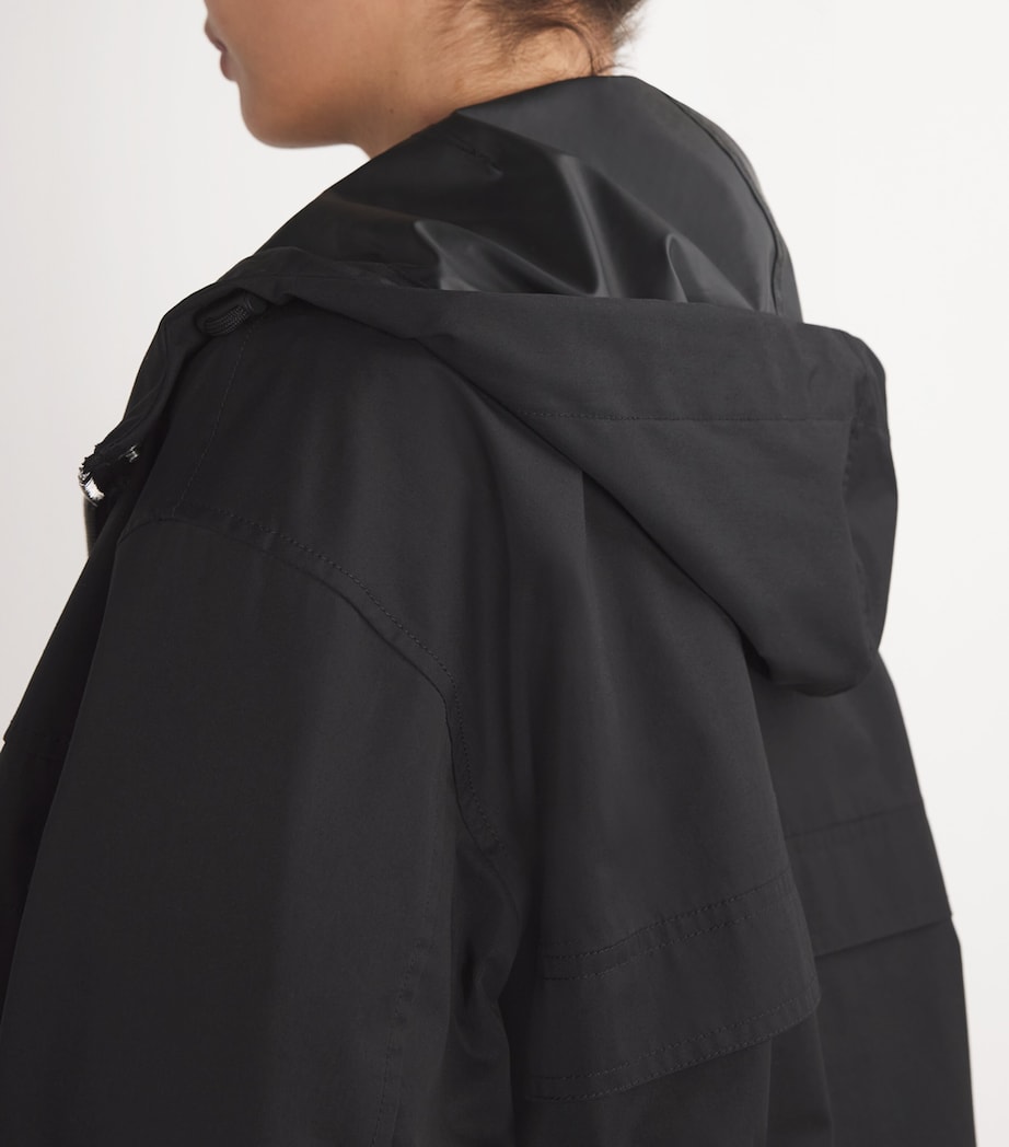 Rabbit Fur-Lined Parka Coat C99 Image 6