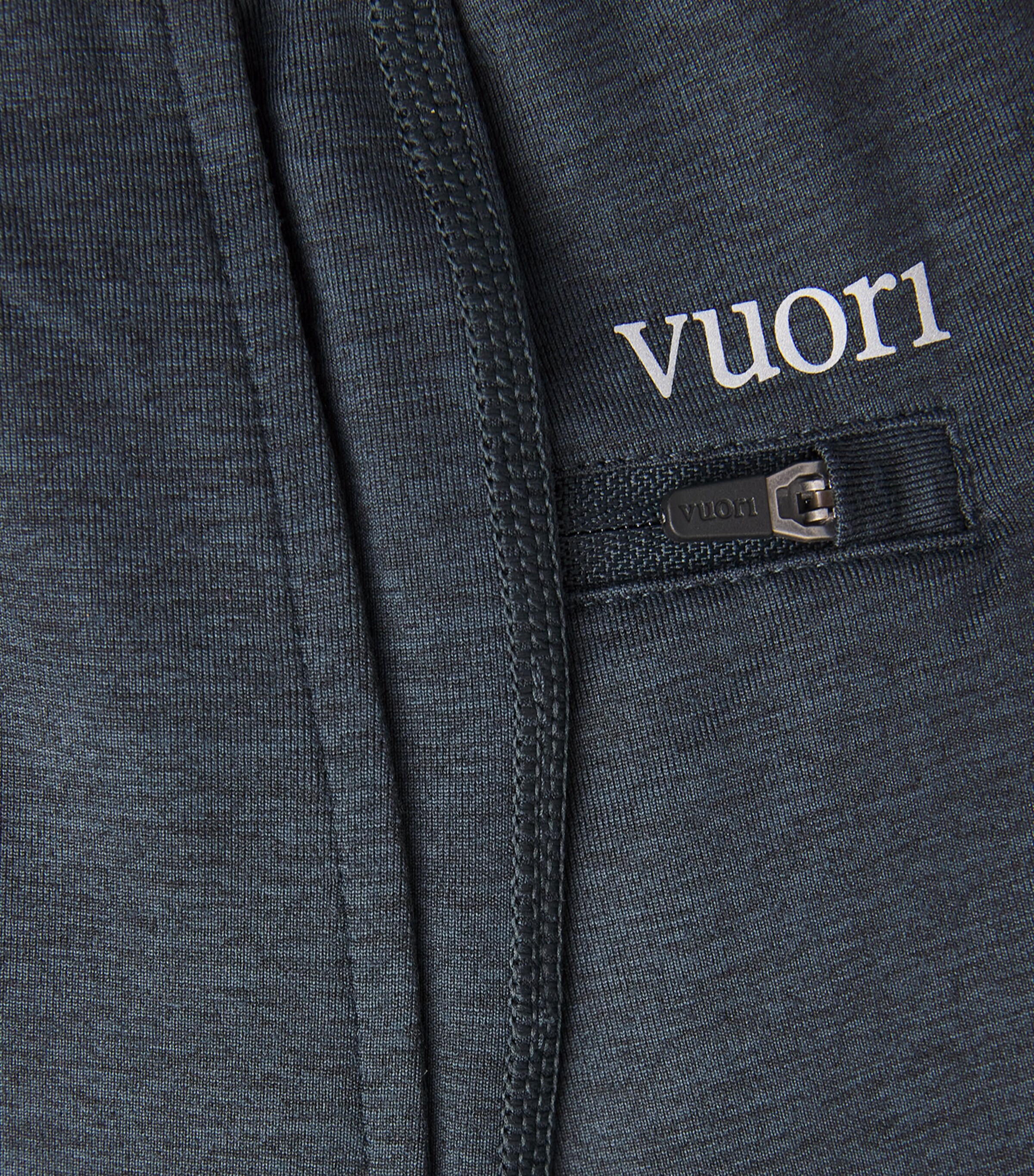 VUORI Mens Sunday Performance Sweatshorts Ink Heather Hin Image 5