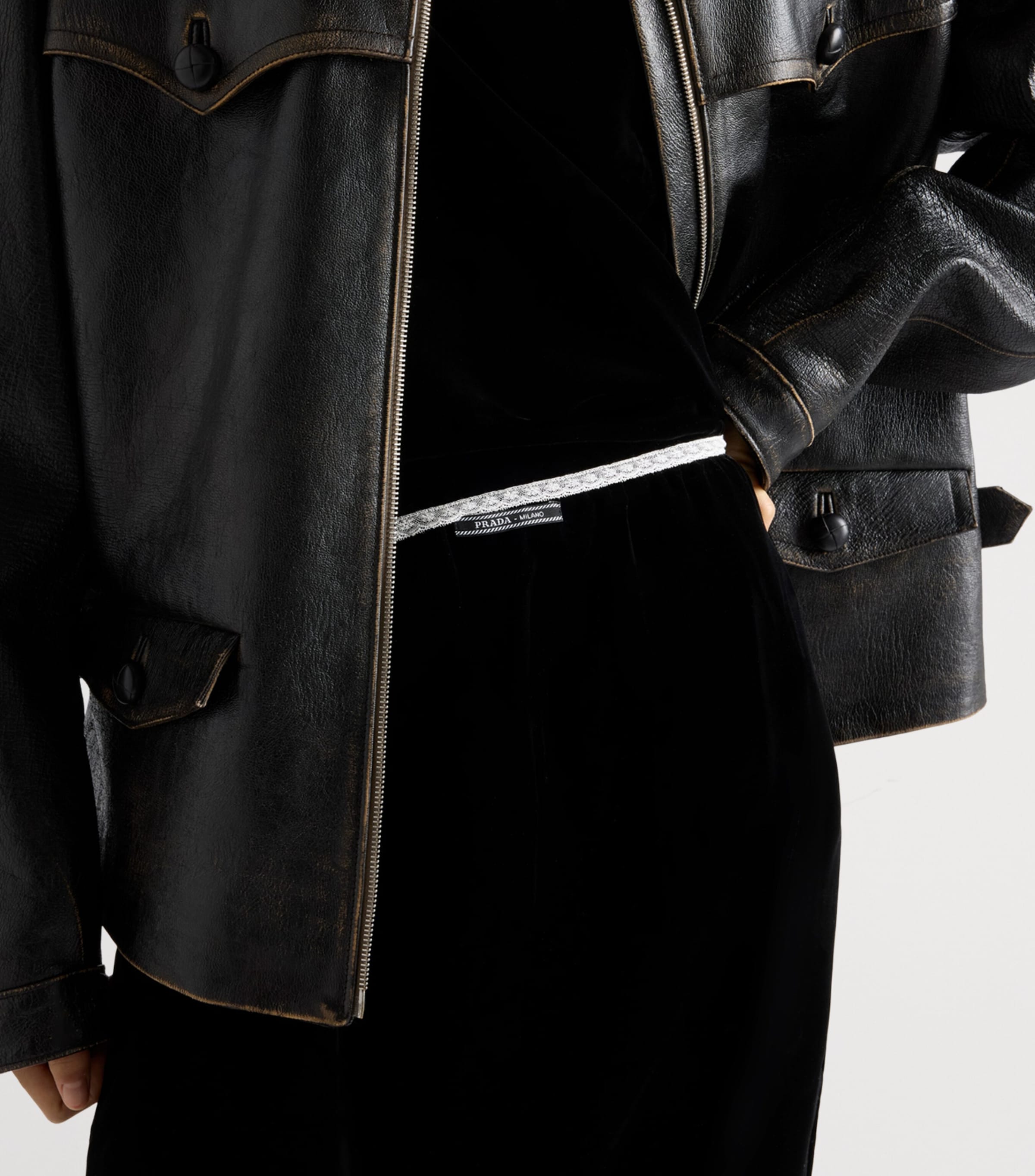 Velvet Midi Skirt F0002 Image 4