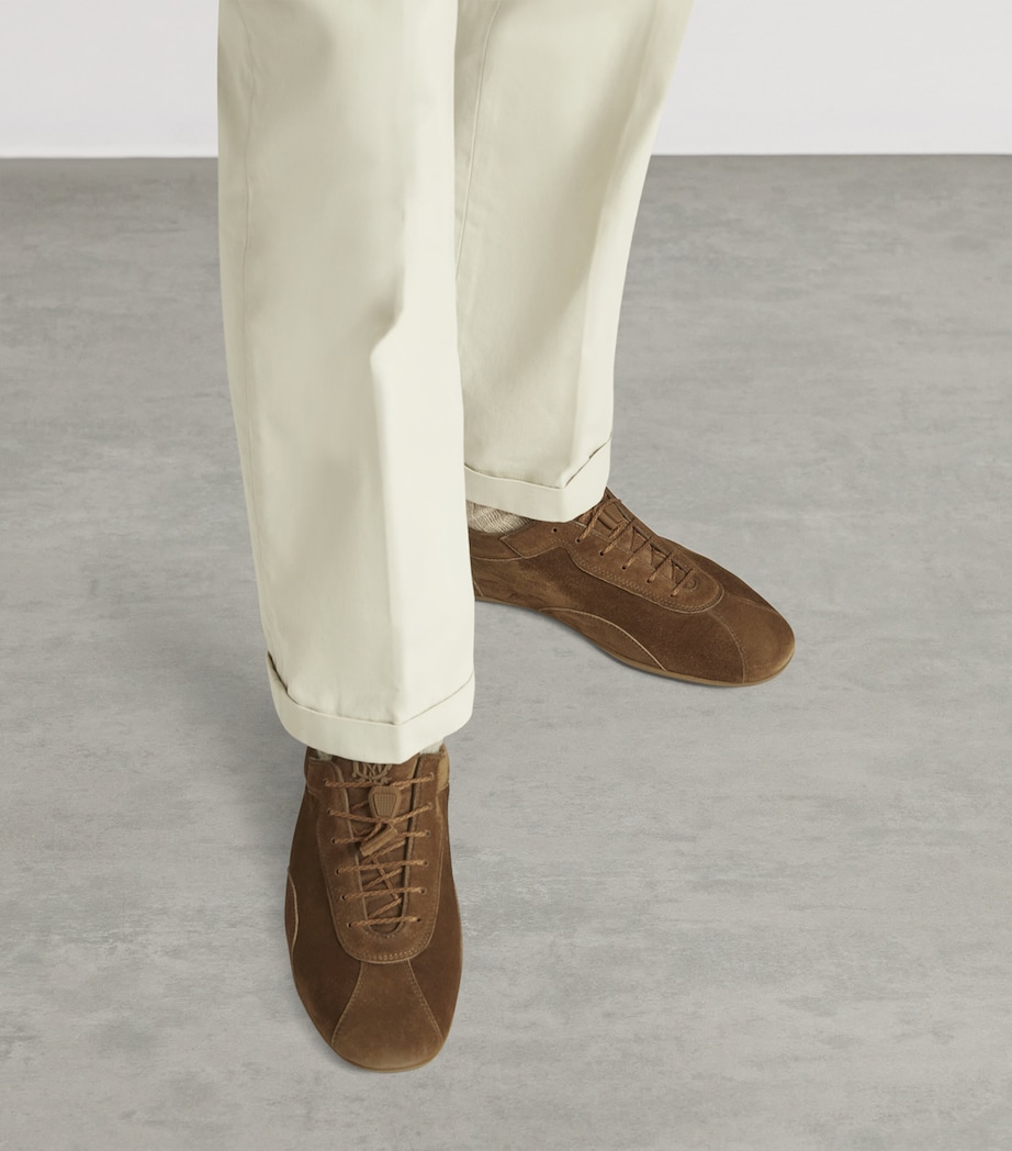 Suede Automotive Davies Sneakers 217GOLDEN BROWN Image 2