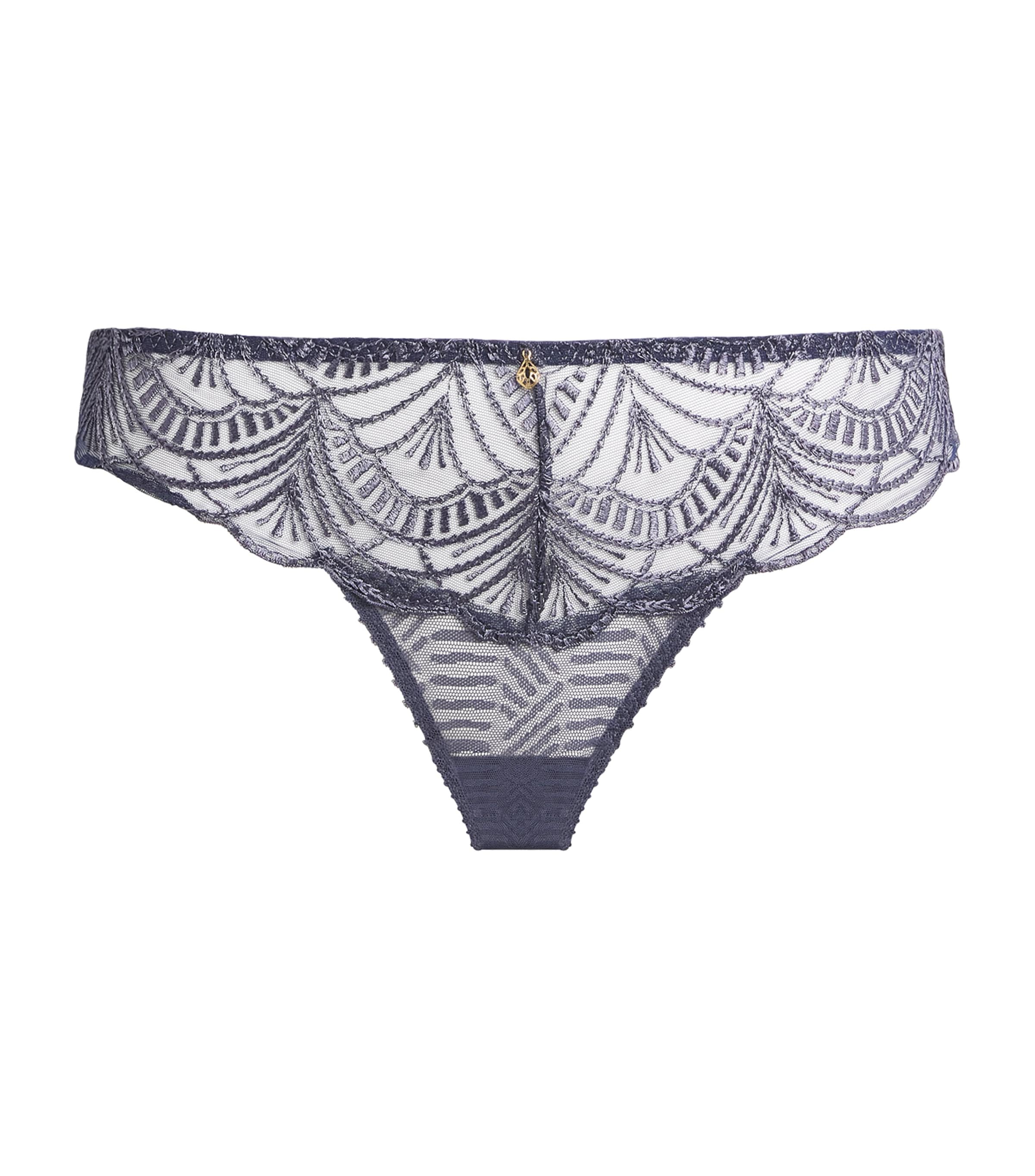 Aubade Lace Vibes Italian Briefs In Blue