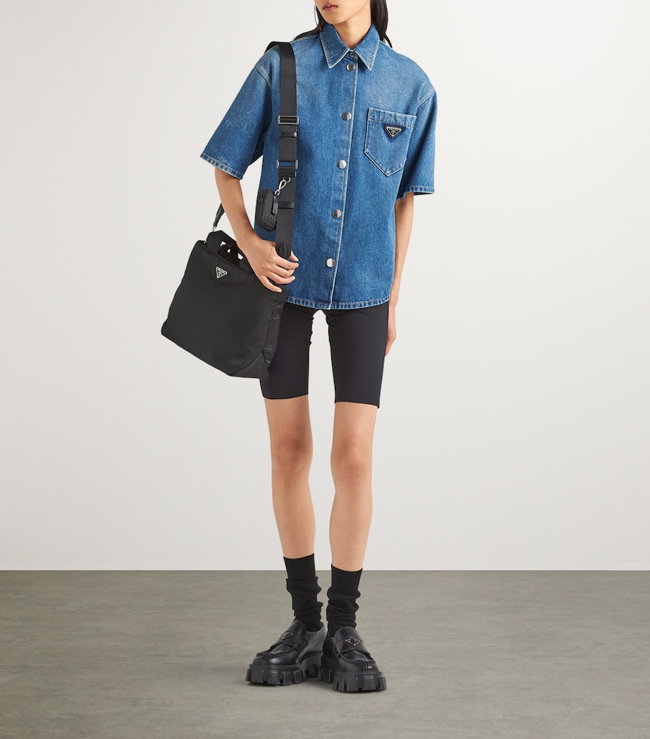 Denim Logo Shirt F0BAN Image 2