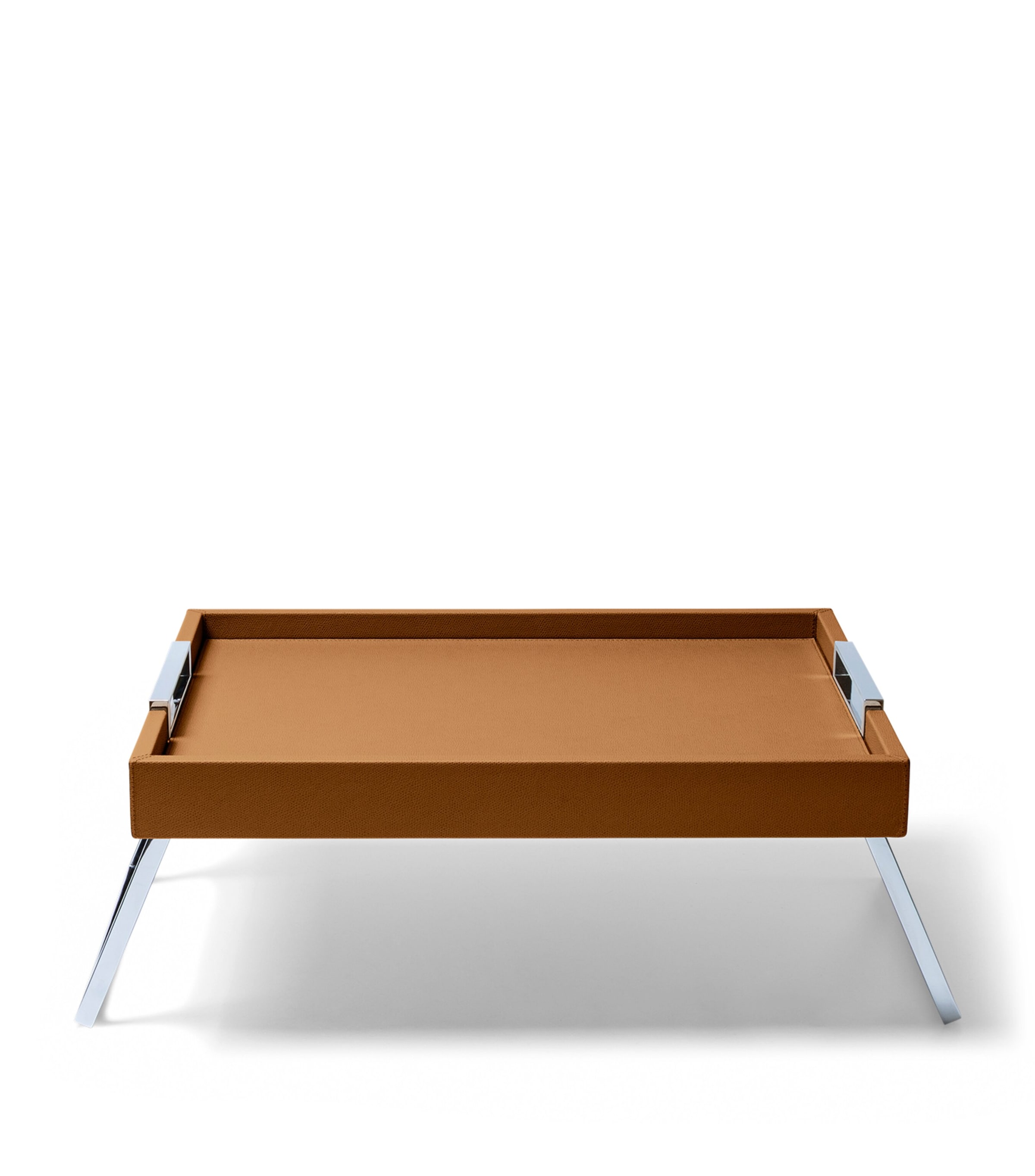 Frette Leather Otello Bed Tray Tabacco Image 2