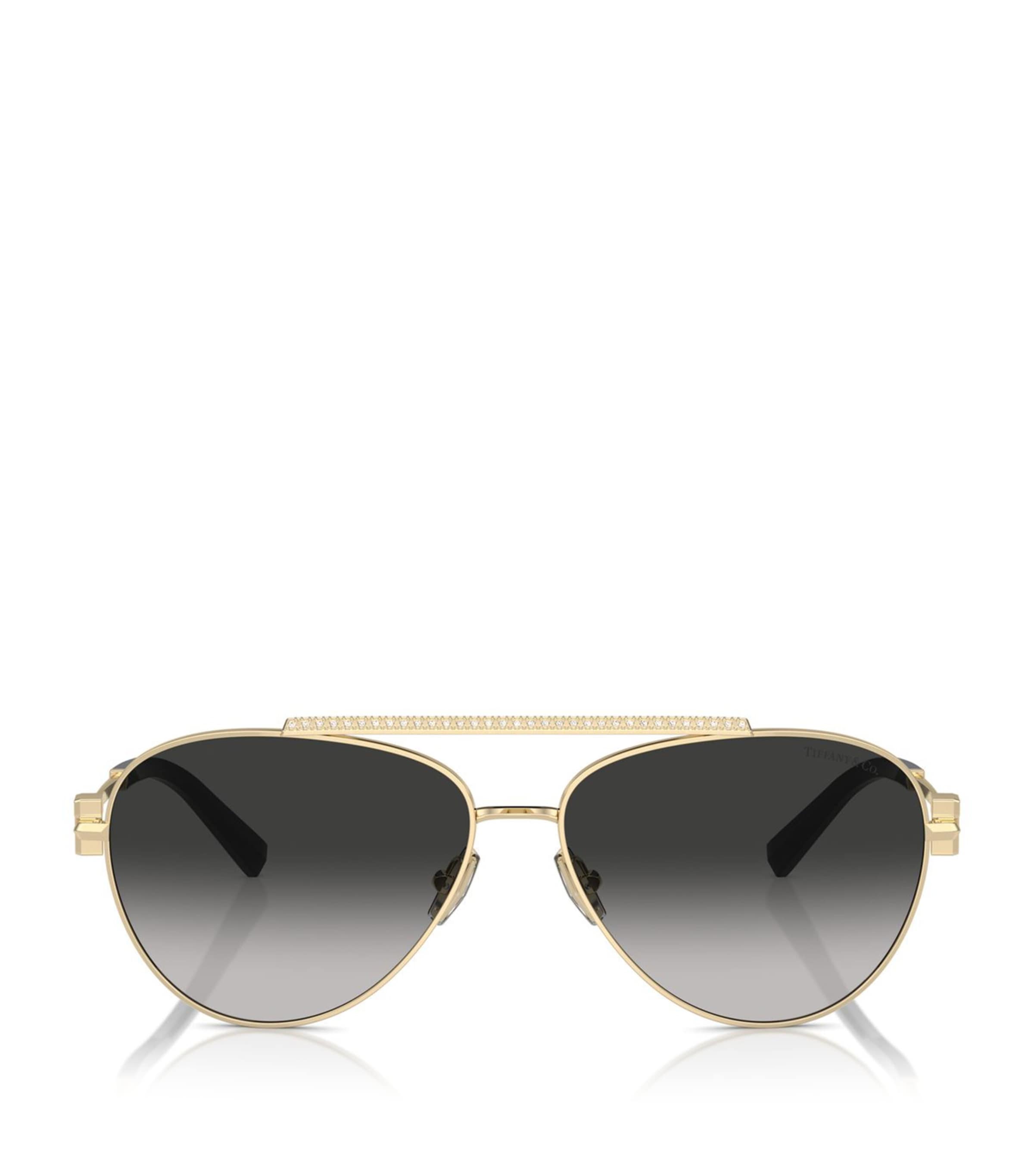 Tiffany & Co Acetate Tf3101b Sunglasses In Gold