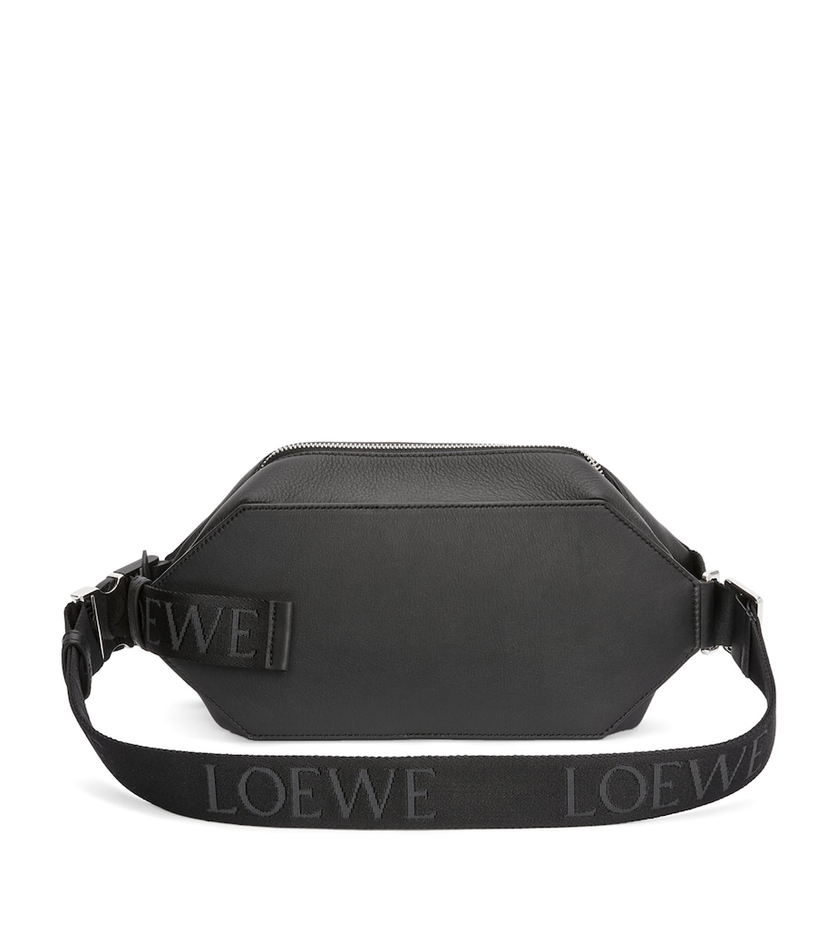 Leather Convertible Belt Bag BLACK Image 3