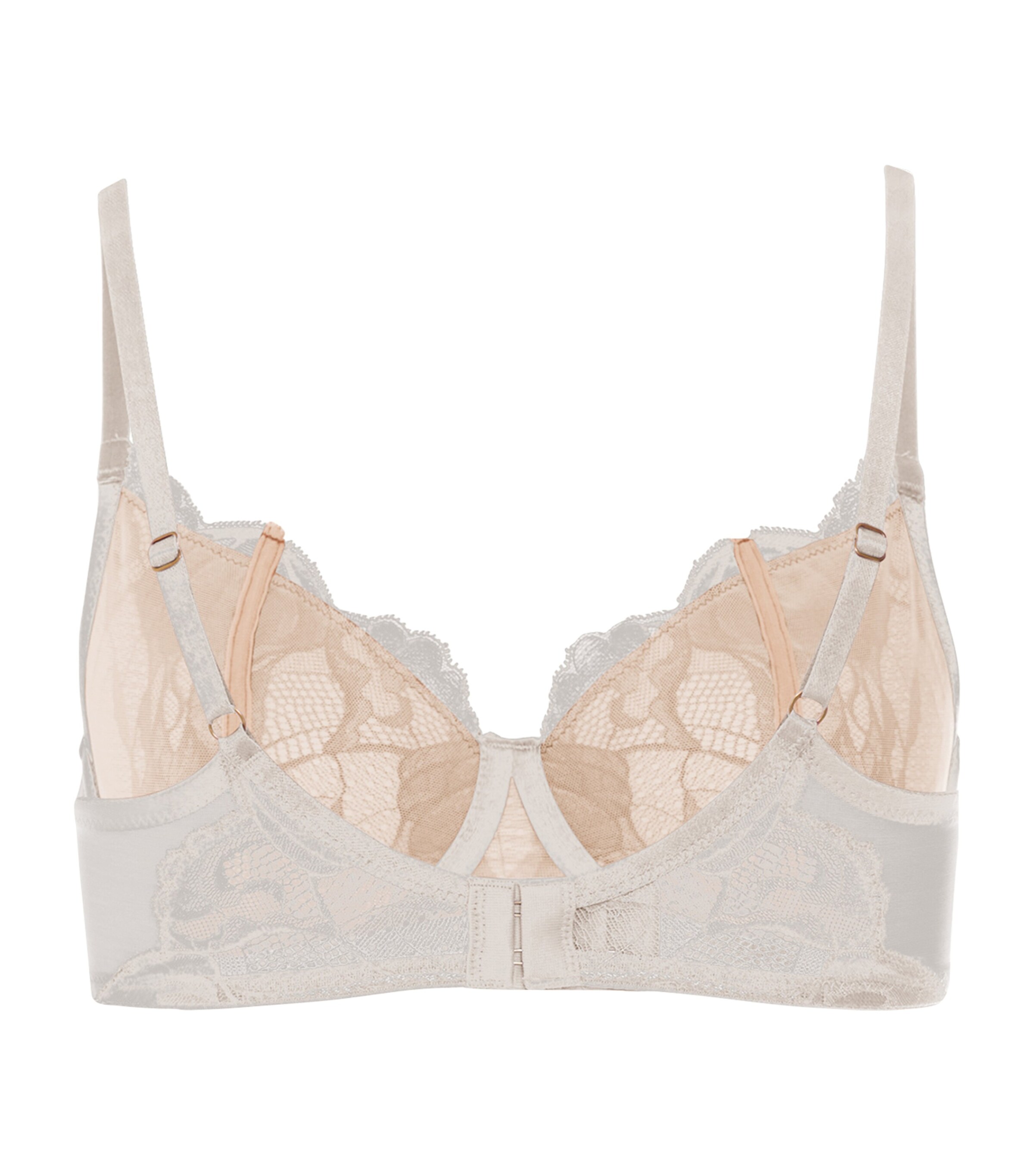 Hanro Womens Lace Lysia Underwire Bra Moonlight Image 3