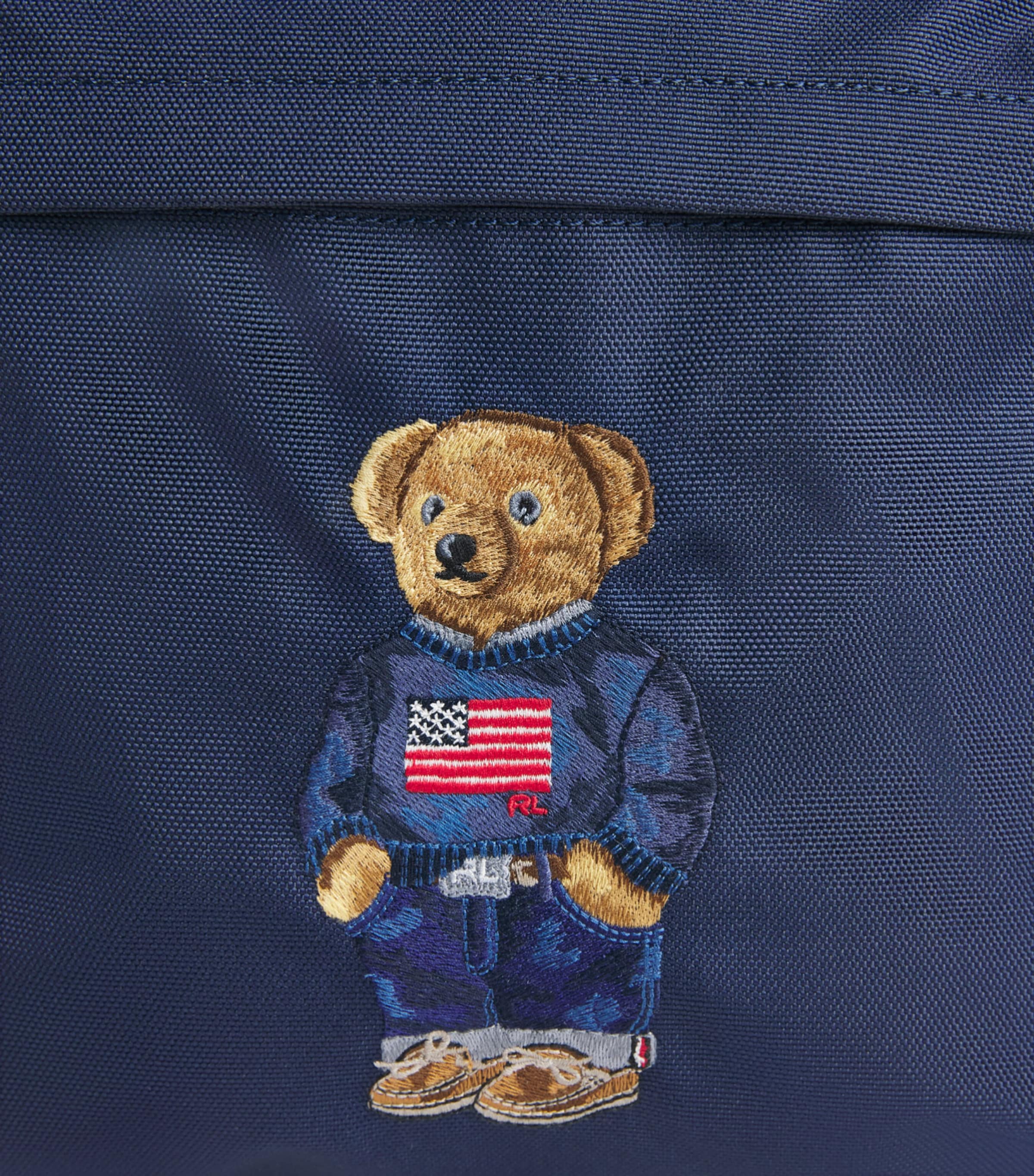 Ralph Lauren Kids Navy Polo Bear Backpack | Harrods US
