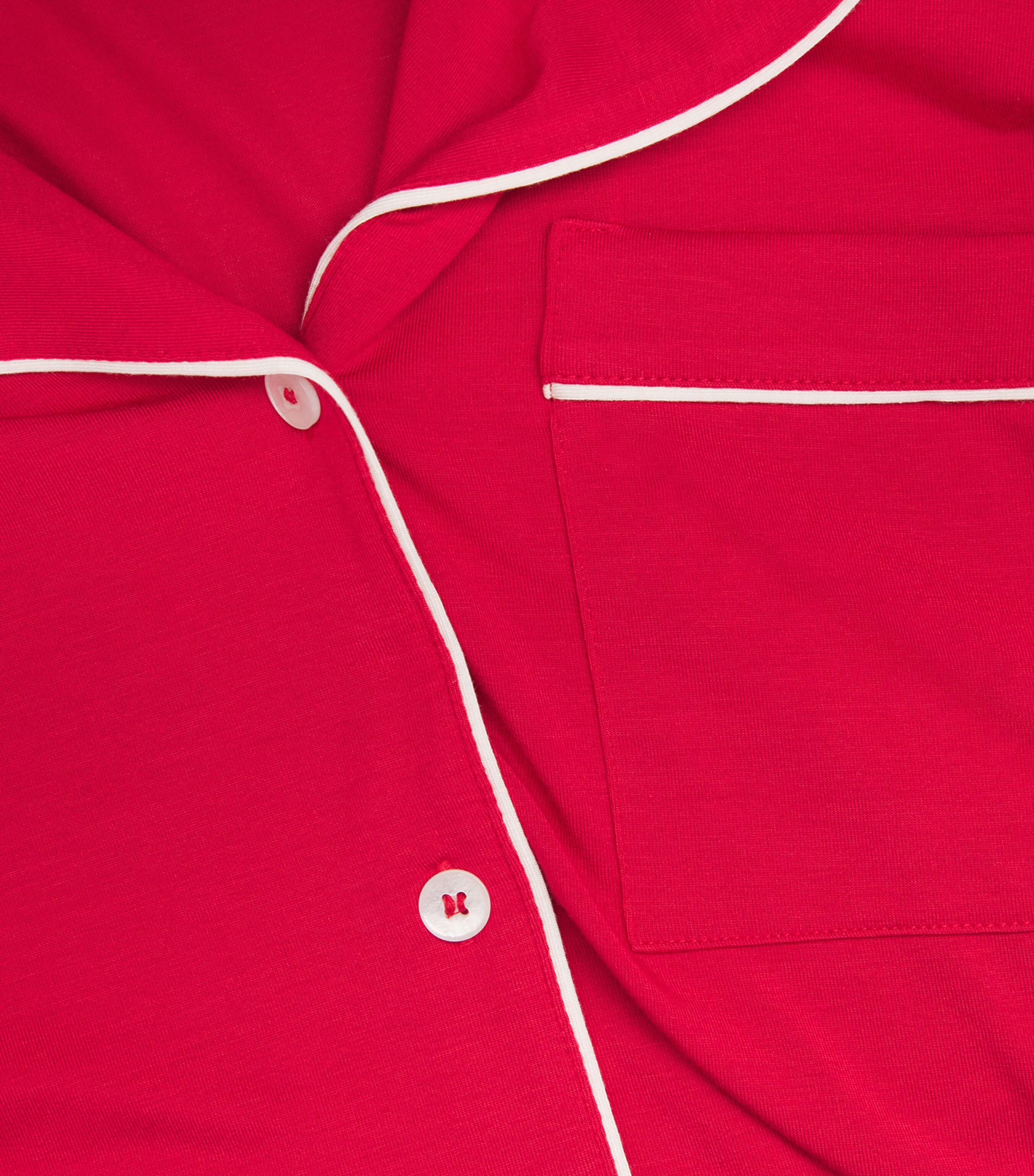 Gisele Short Pyjama Set HOLLY RED/IVORY Image 5