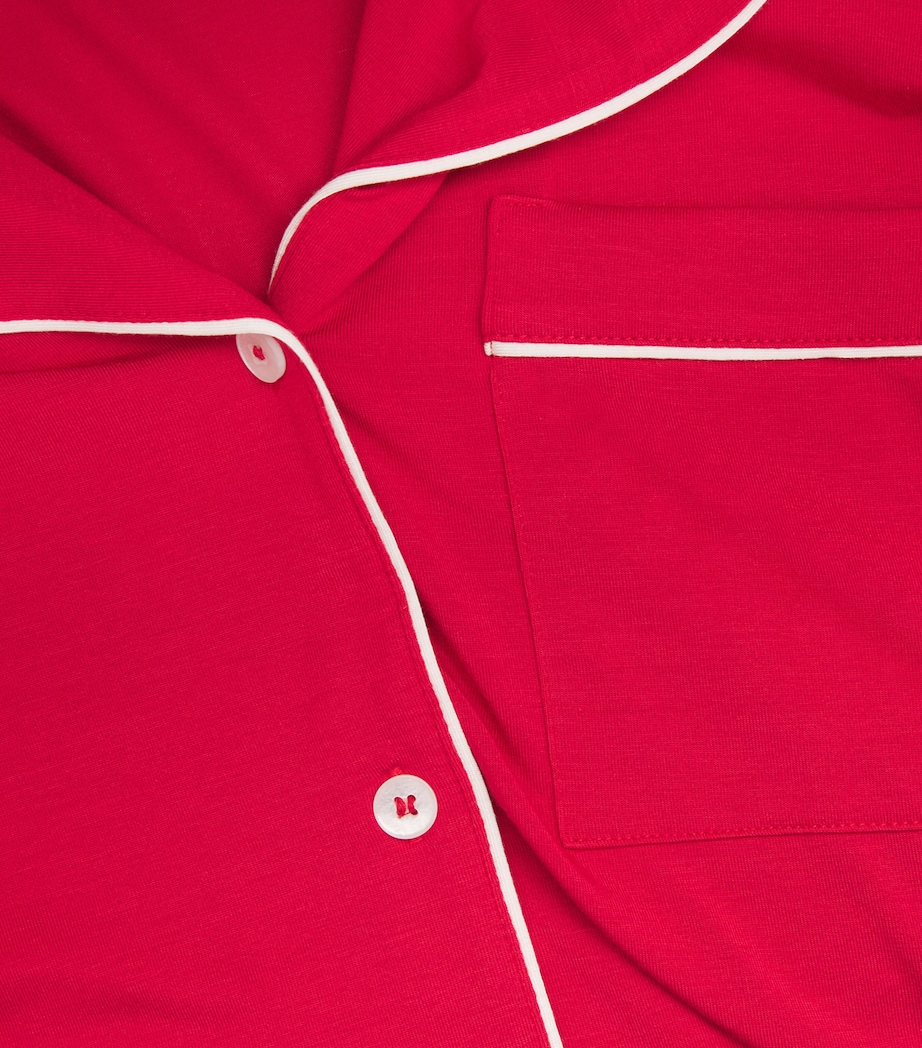 Gisele Short Pyjama Set HOLLY RED/IVORY Image 5