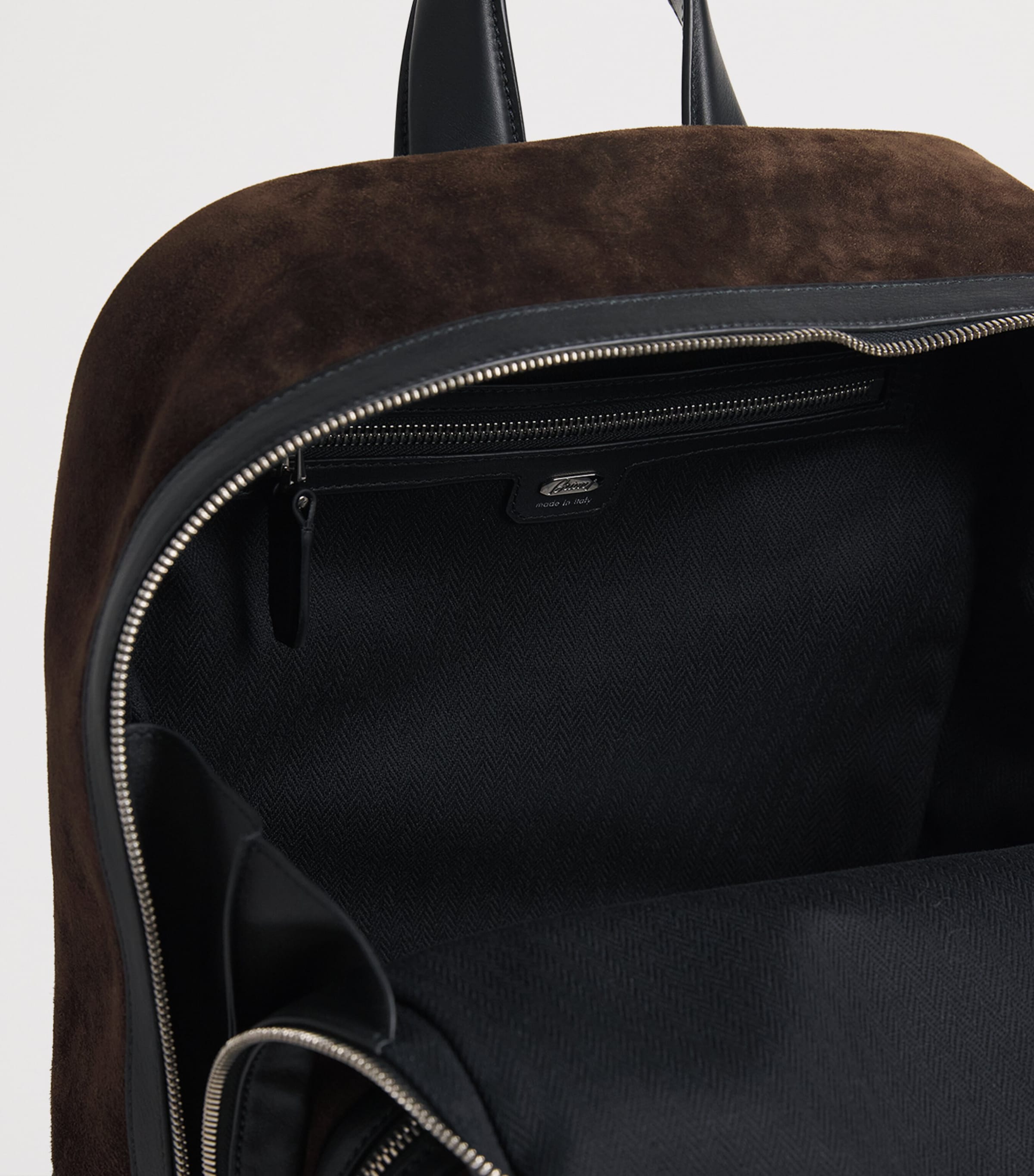 Brioni Suede Via Veneto Backpack Image 3