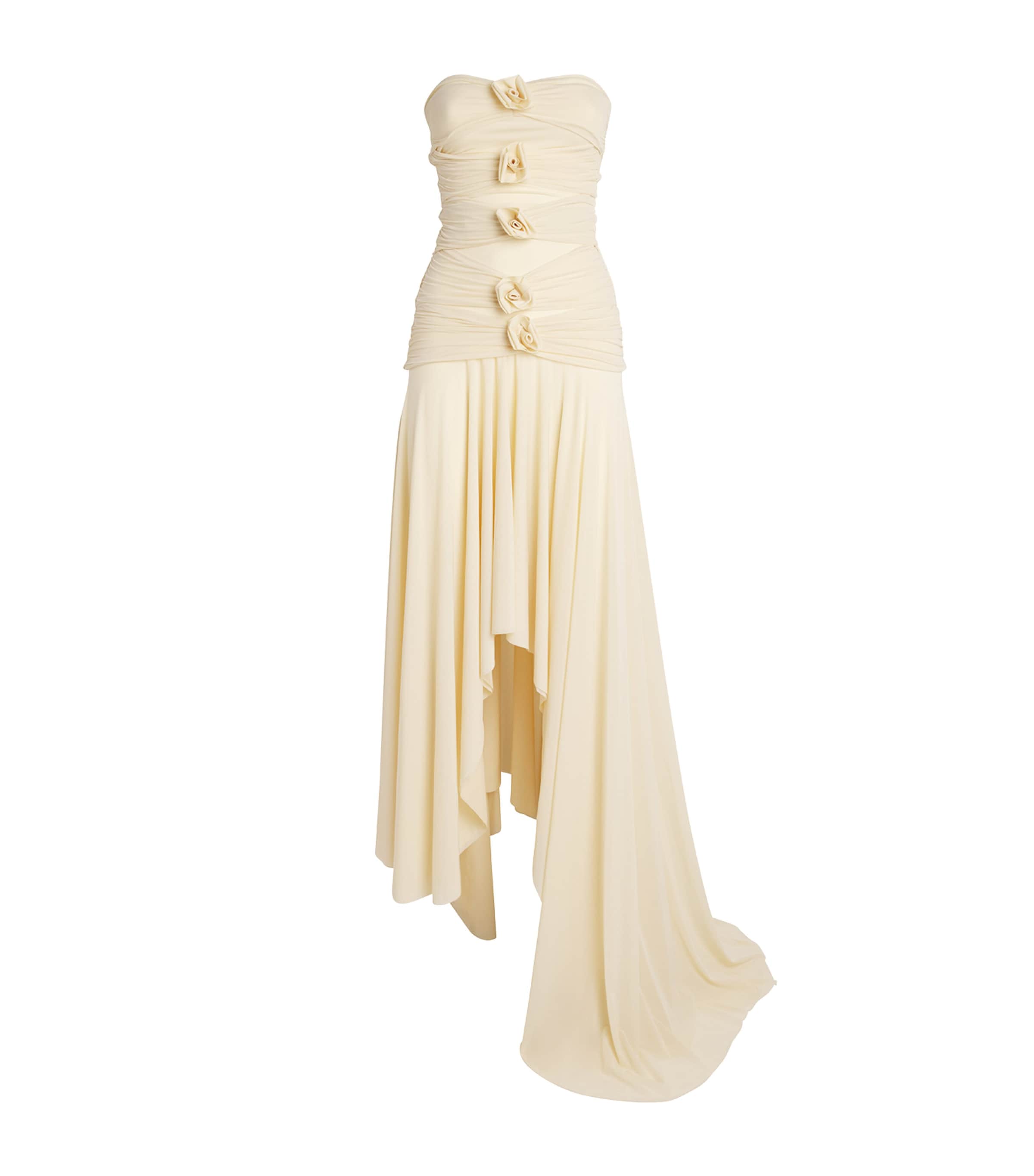 Maygel Coronel Womens Rose Andi Midi Dress Macadamia Image 1