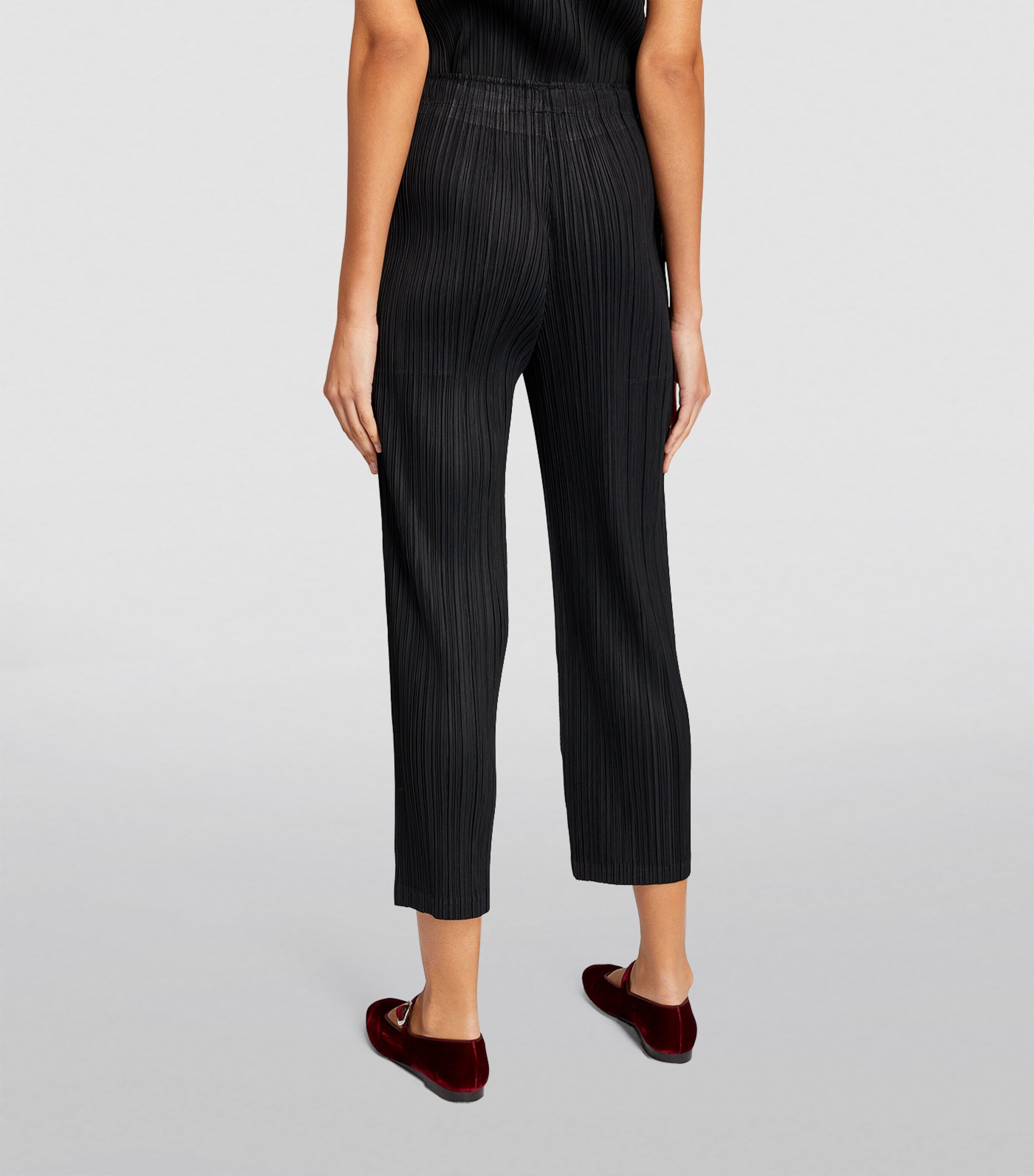 Pleats Please Issey Miyake Black Thicker Bottoms 2 Straight