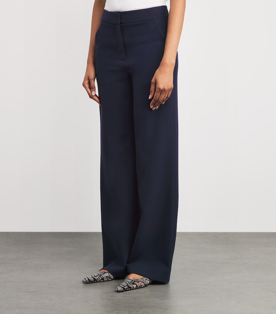Tonelli Wide-Leg Trousers B0055 NAVY Image 3