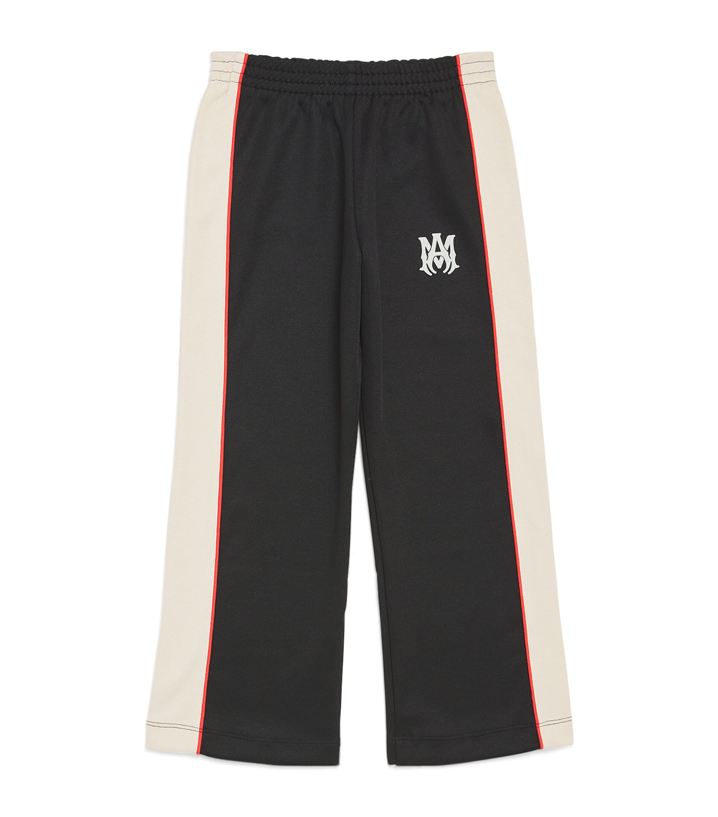 Amiri Logo-appliqué Straight Track Pants In Black