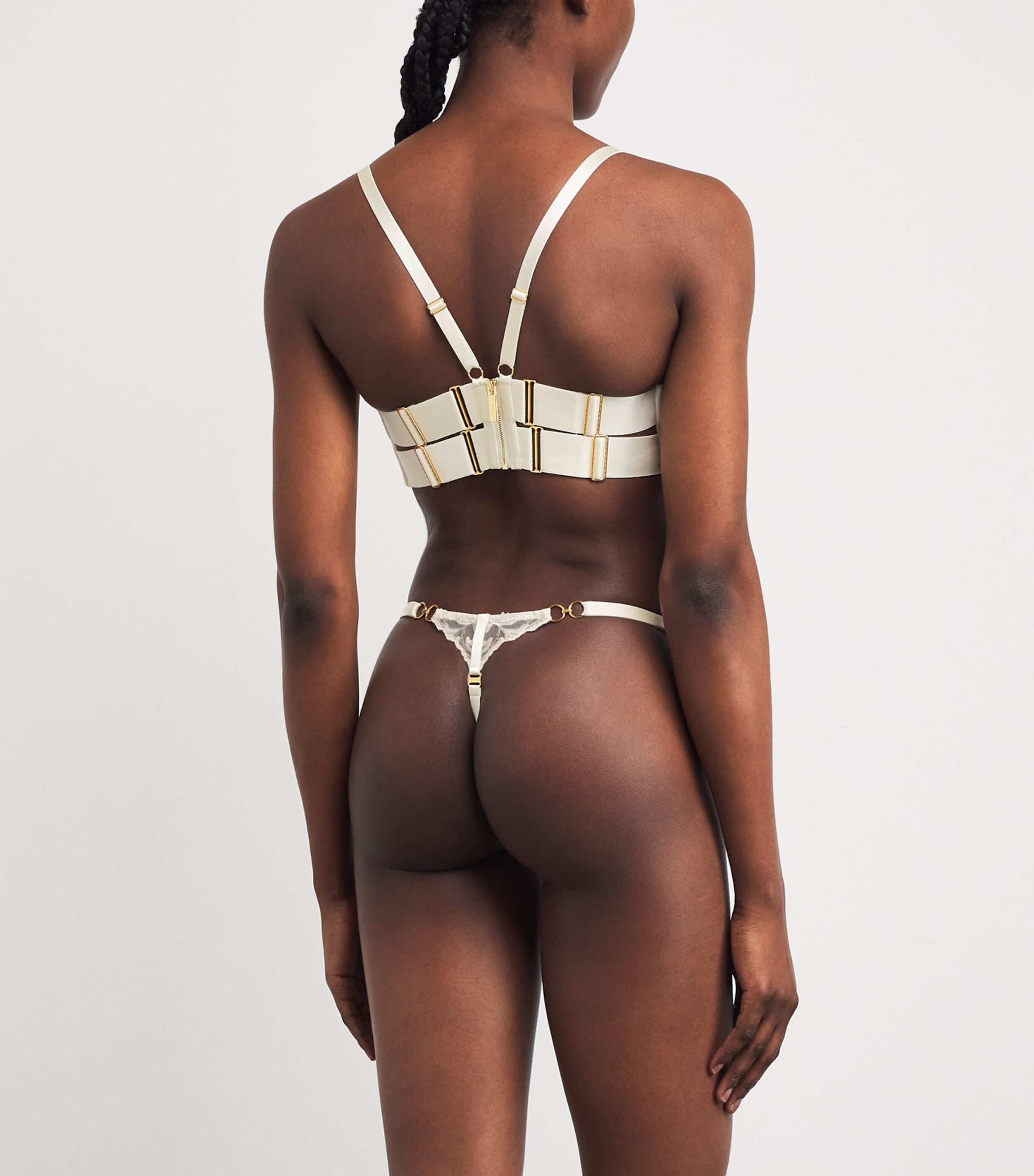 Theia Strap Thong CREAM Image 3