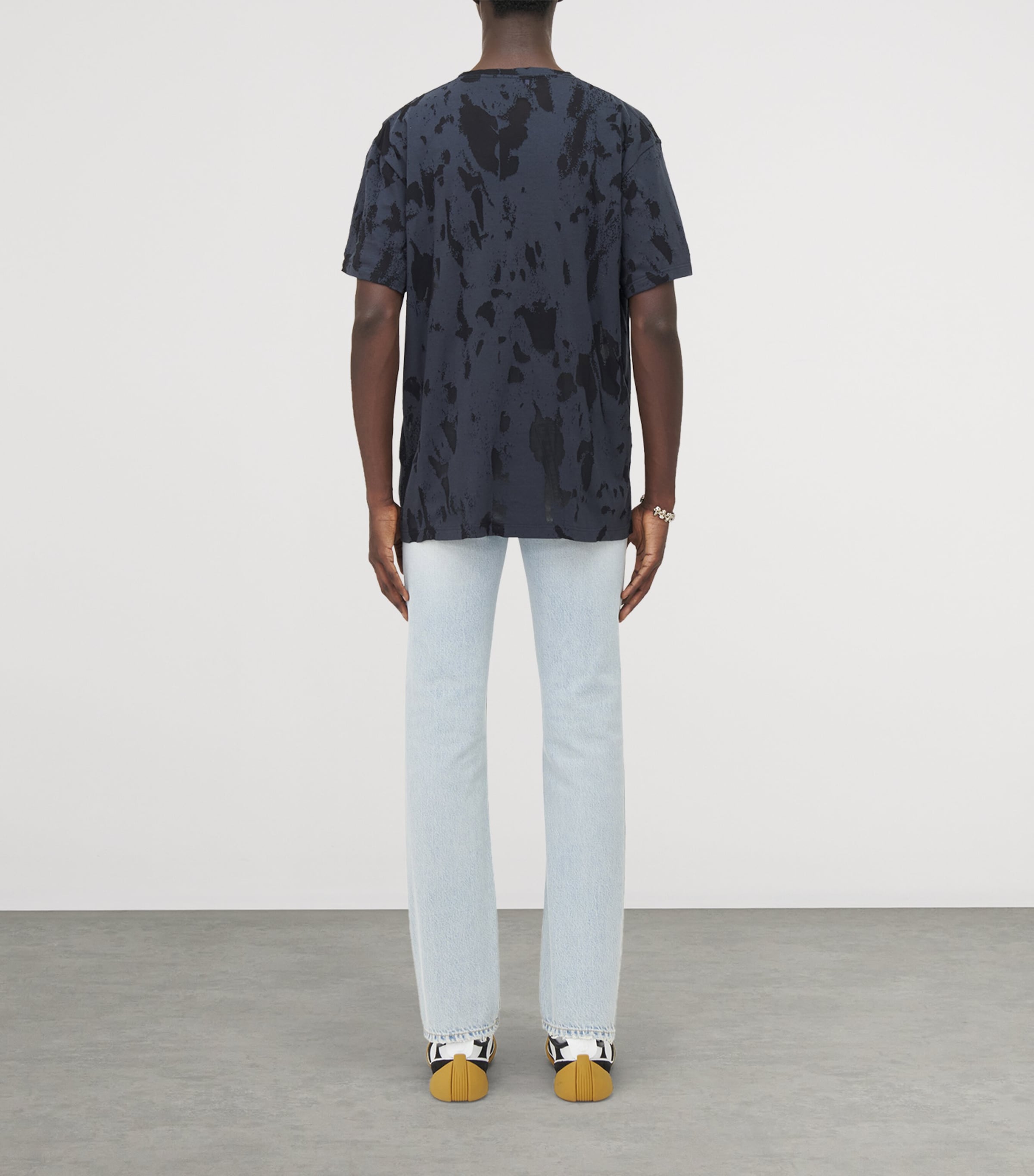 Cotton-Blend Jacquard T-Shirt 0571 Image 4