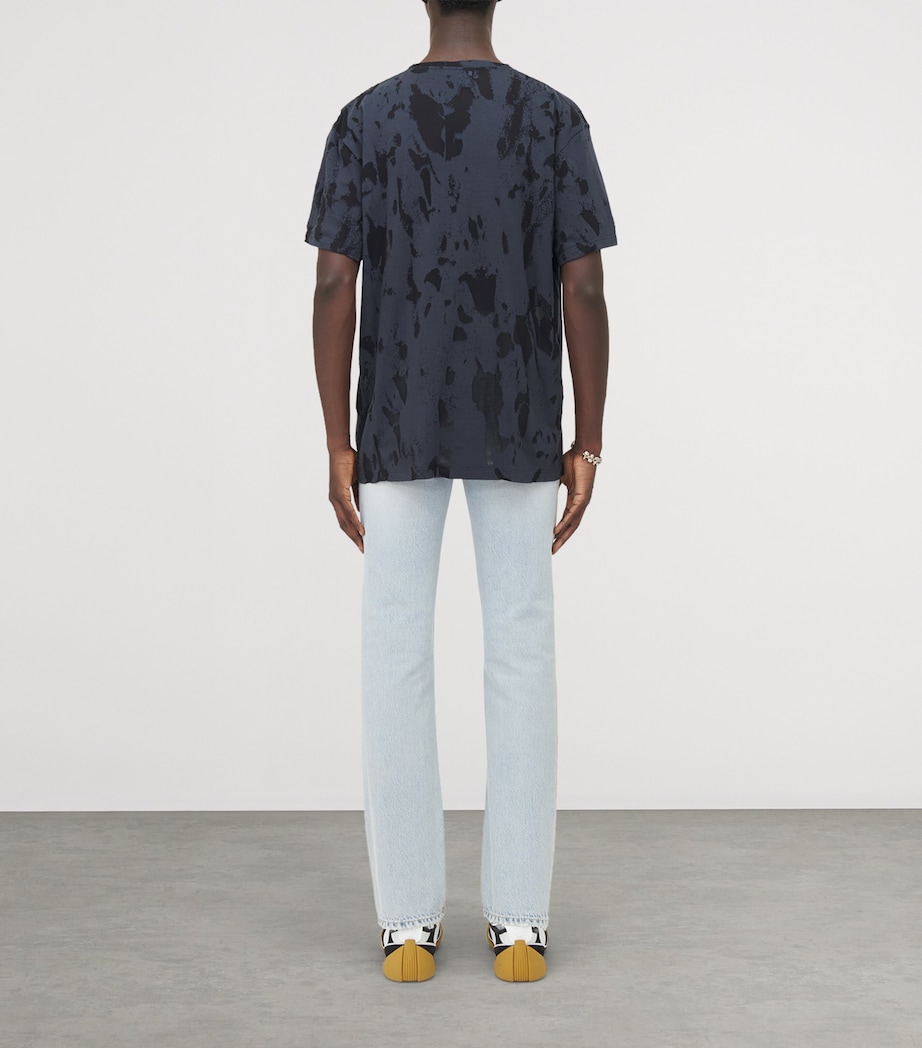 Cotton-Blend Jacquard T-Shirt 0571 Image 4