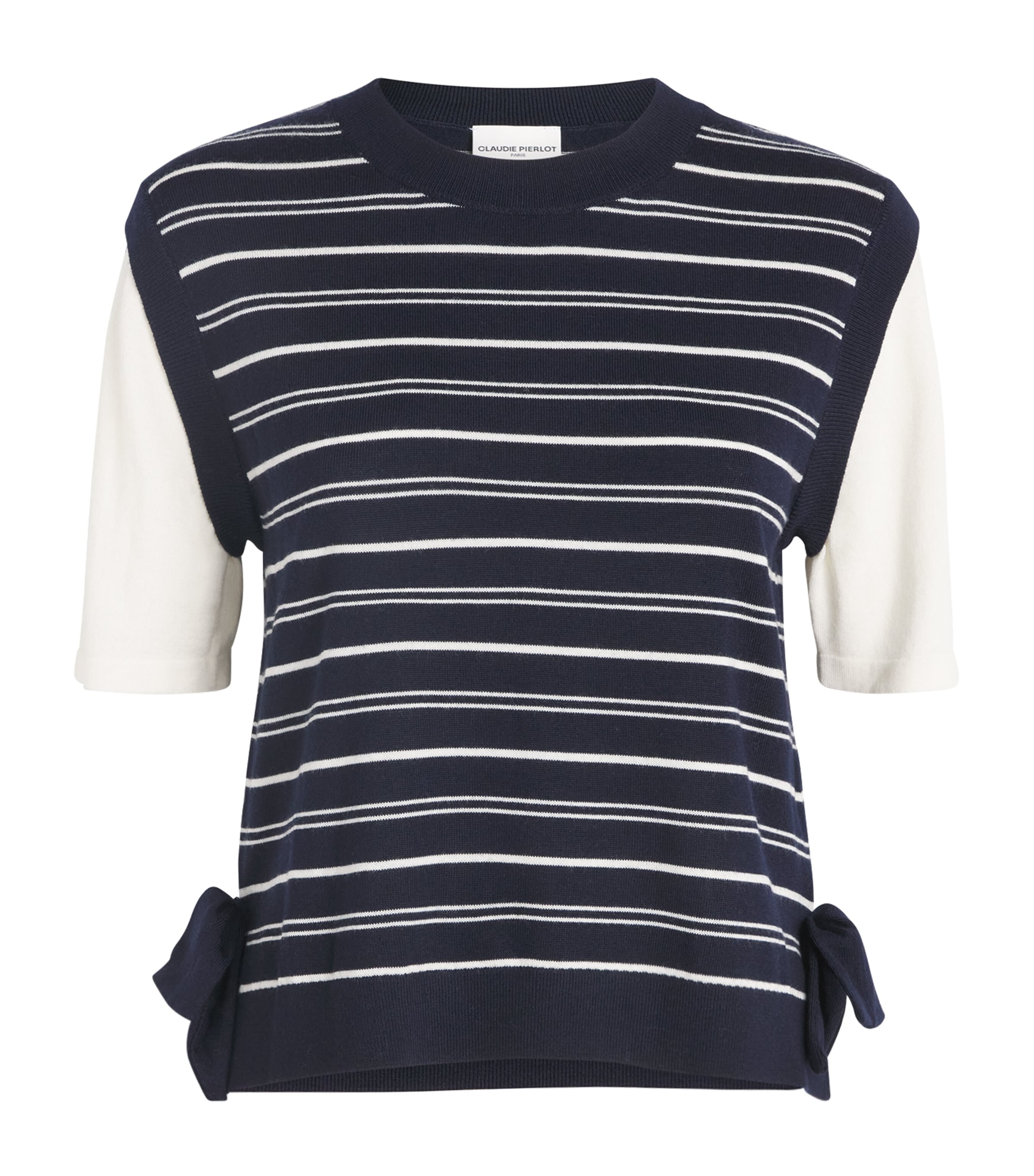 Claudie Pierlot Womens Wool-Blend 2-in-1 Sweater Dual Color Image 1