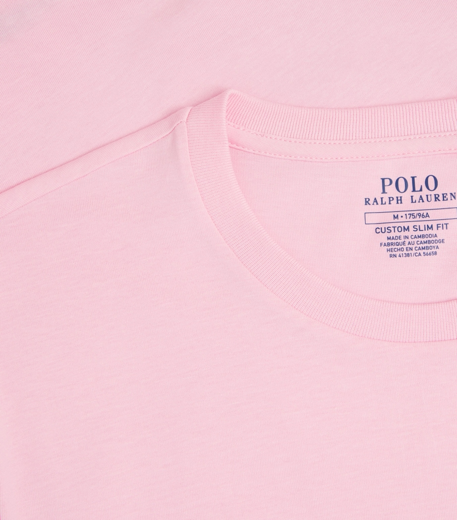 Polo Ralph Lauren Mens Cotton Custom Slim-Fit T-Shirt Garden Image 6