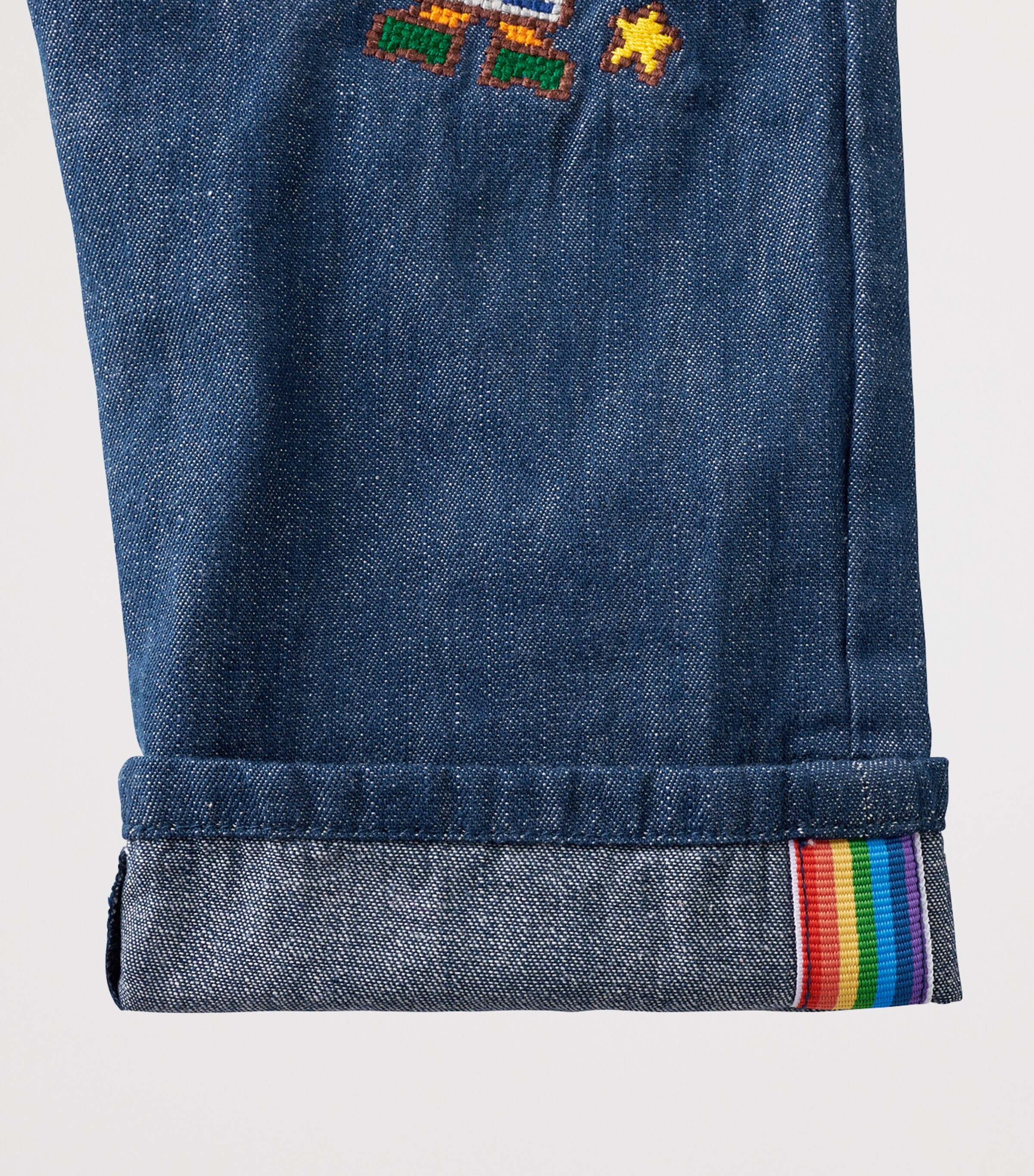 Miki House Embroidered Robot Trousers (1-7 Years) Image 5