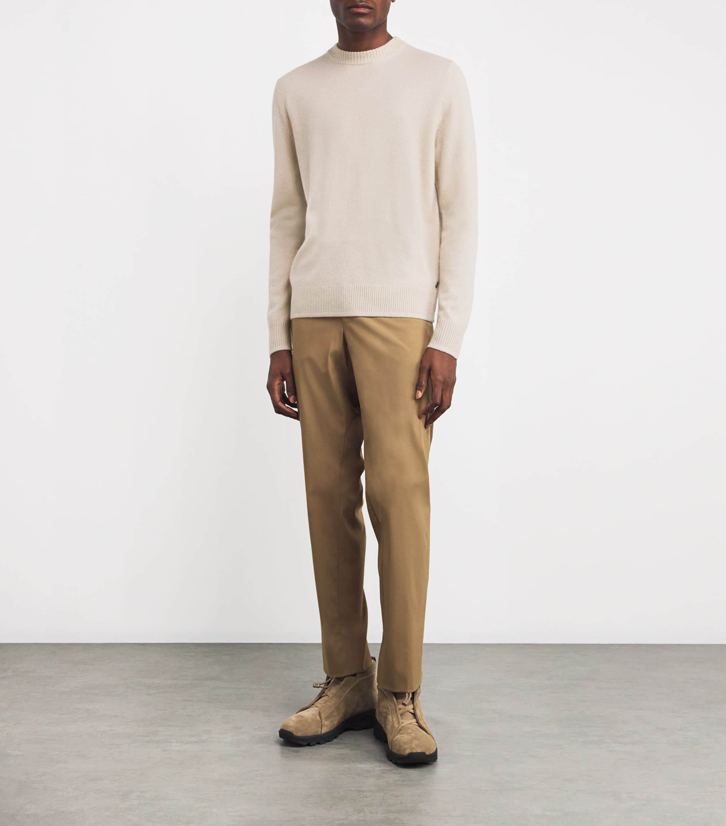 Bogner Mens Cashmere Brendon Sweater Nomadic Desert Image 2