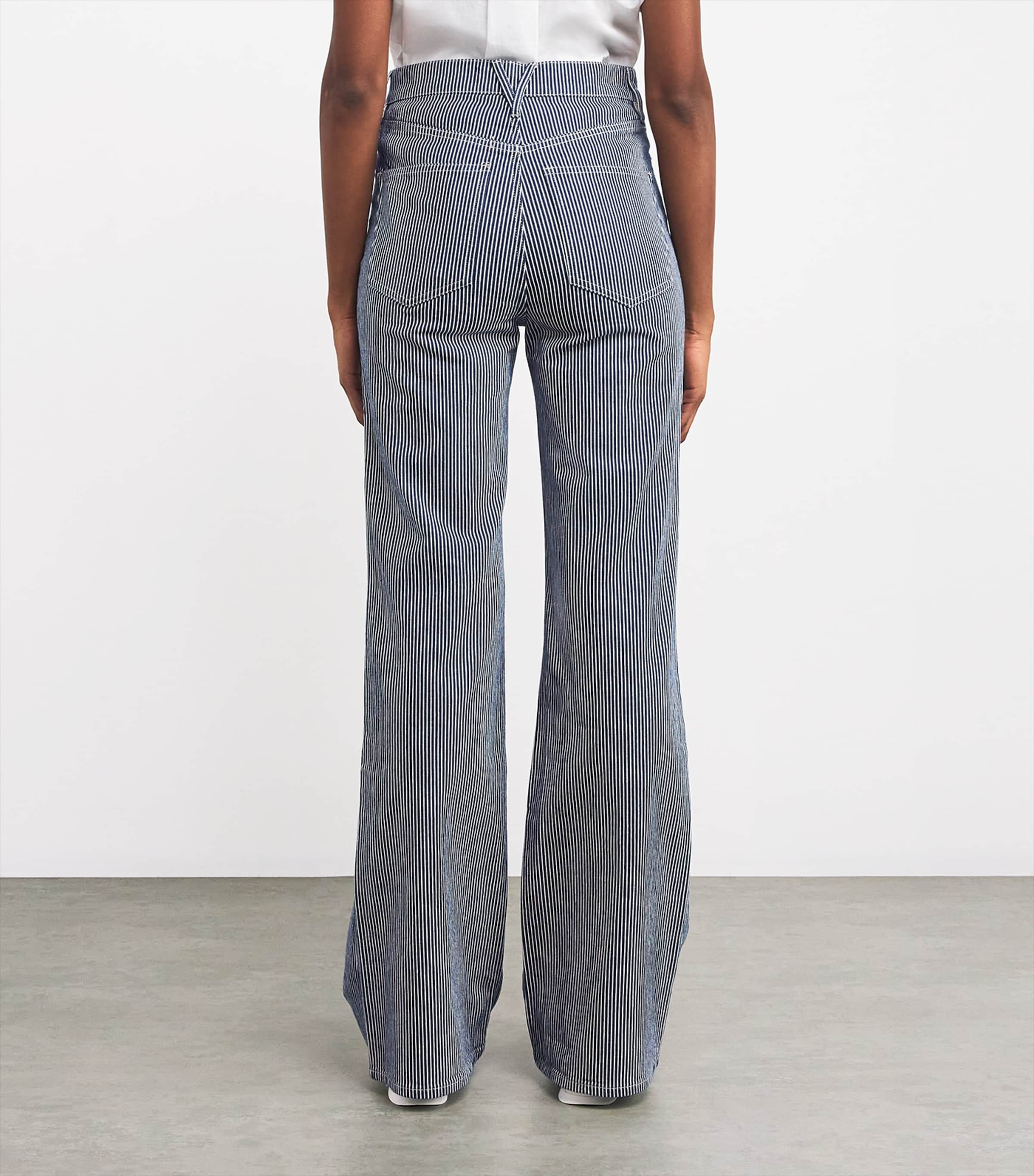 Crosbie Striped Wide-Leg Jeans SOLISTICE STRIPE Image 4