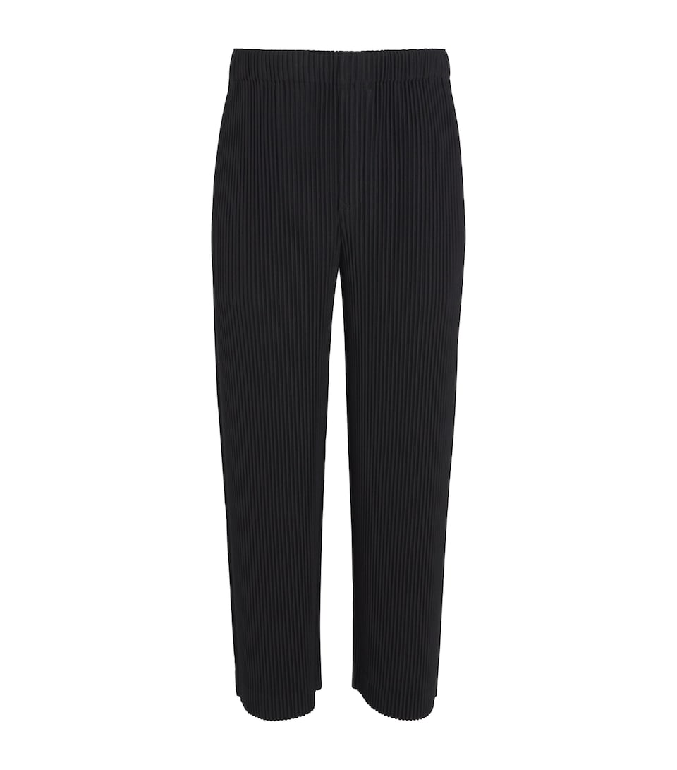 Pleated Straight Trousers