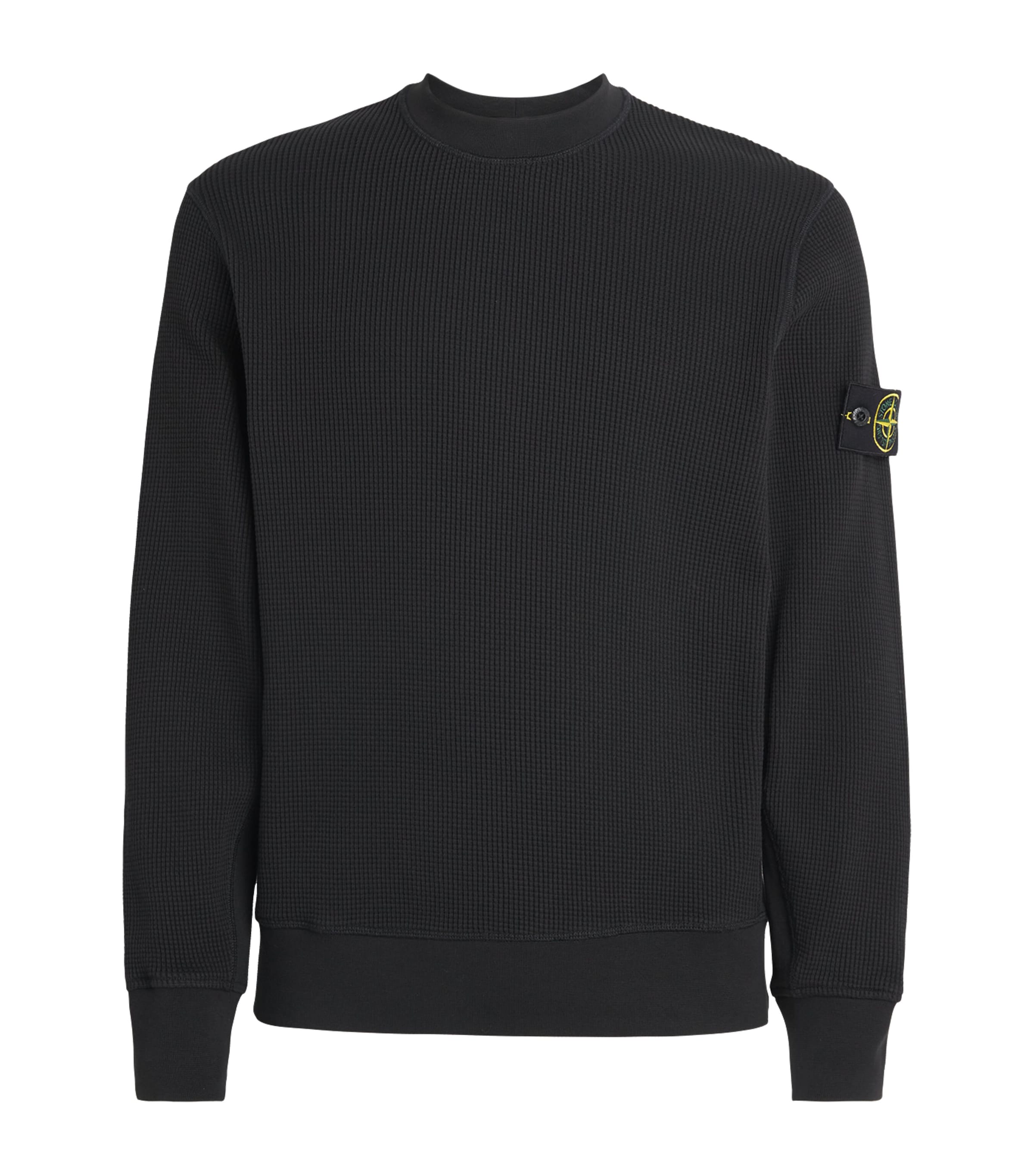 Cotton Waffle-Knit Sweater V0029 Image 1