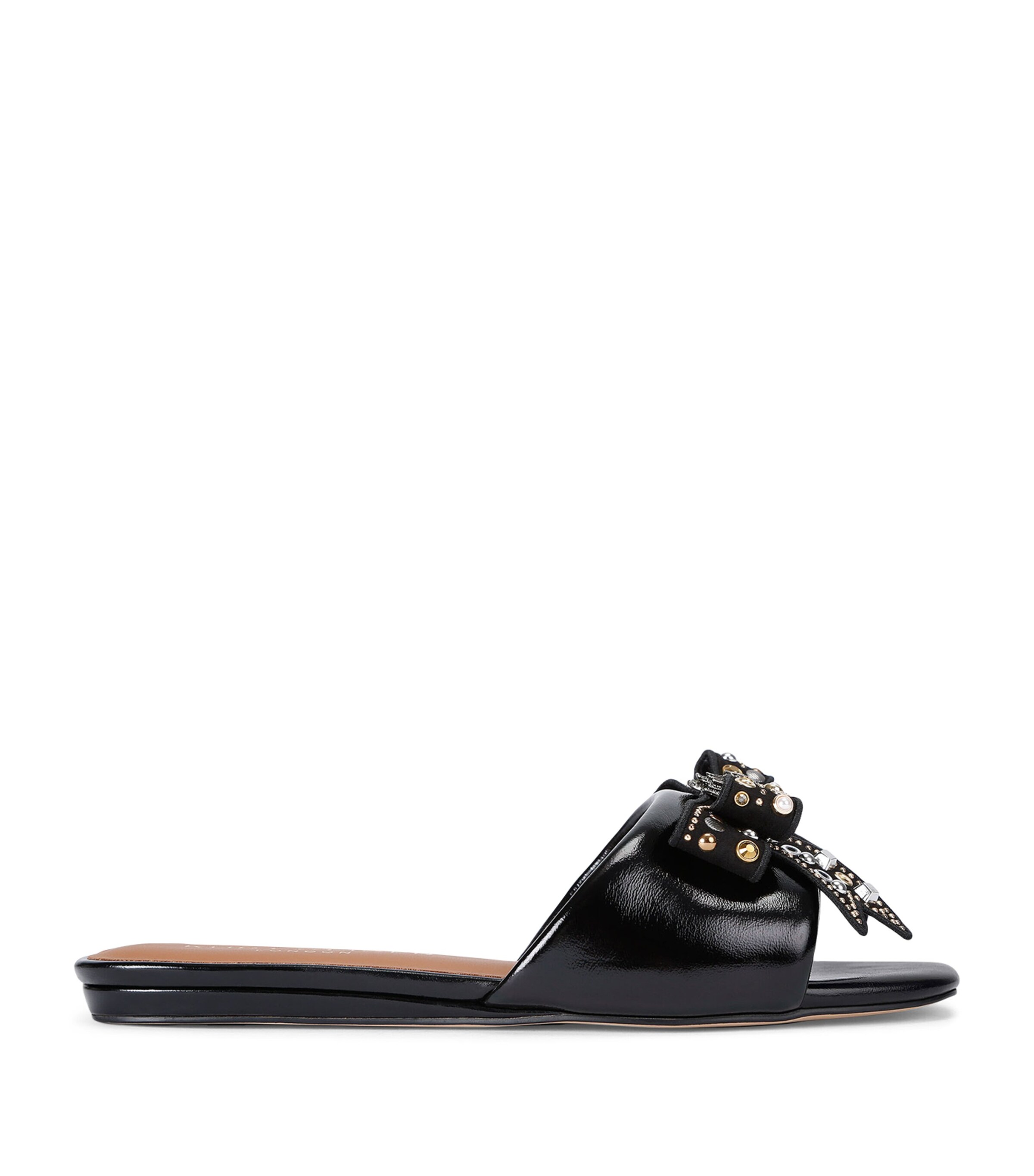 Kurt Geiger London Leather Kensington Sandals Black/comb Image 1