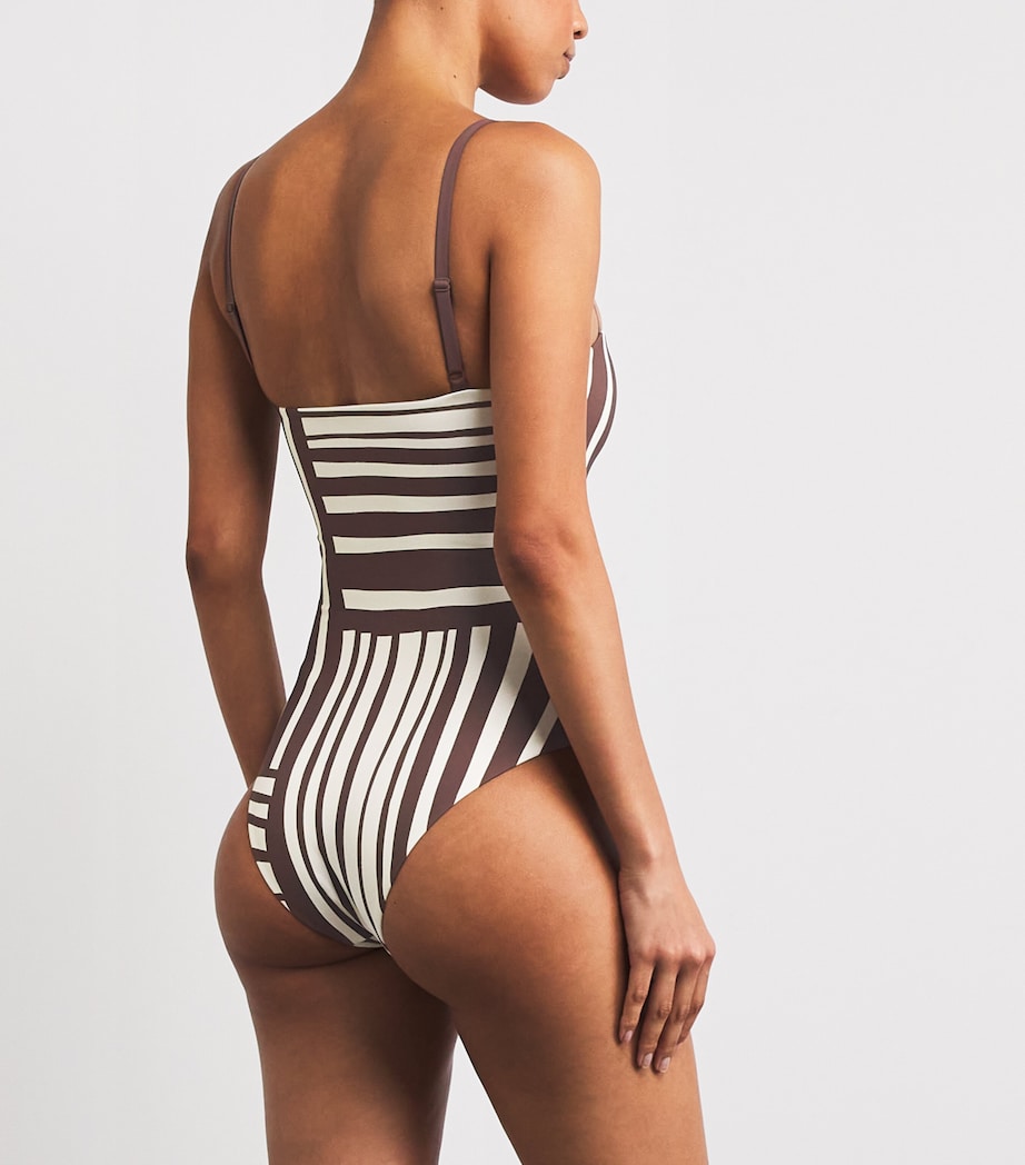 Beaded Linocut Swimsuit HUELLA Image 3