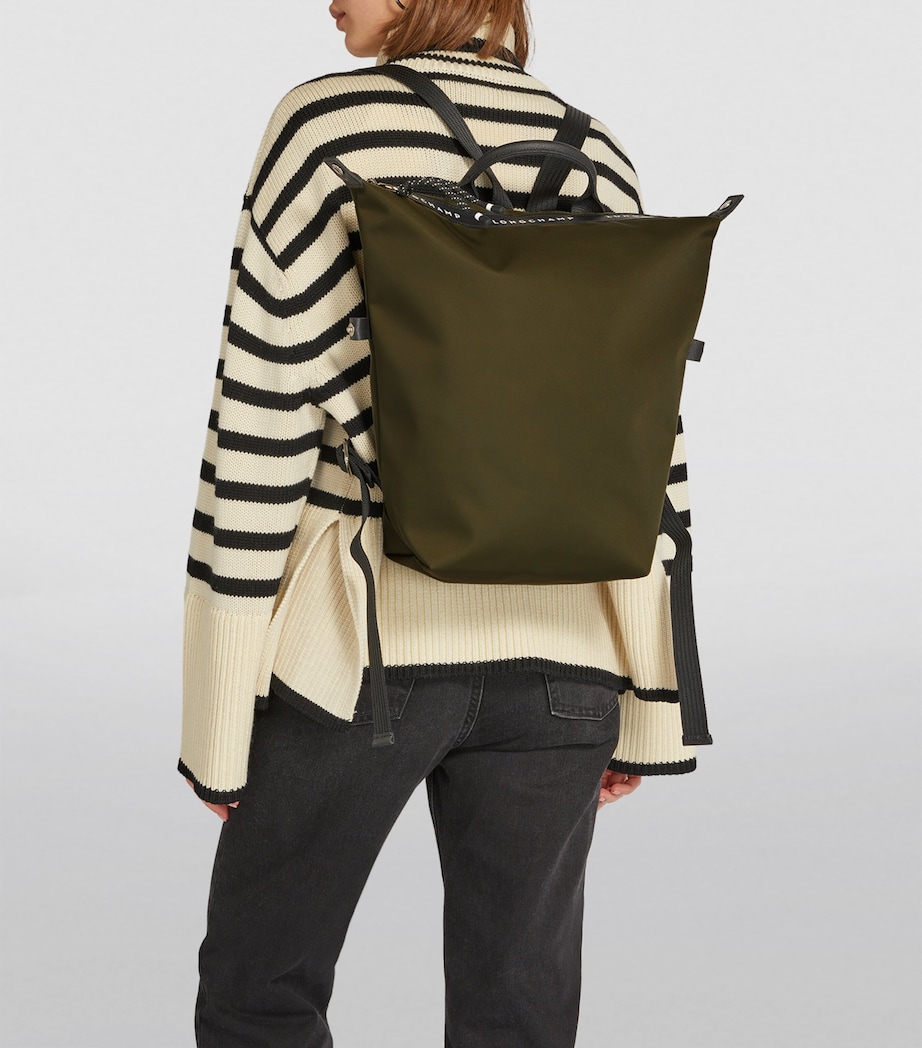 Large Le Pliage Energy Backpack 892 KHAKI Image 6