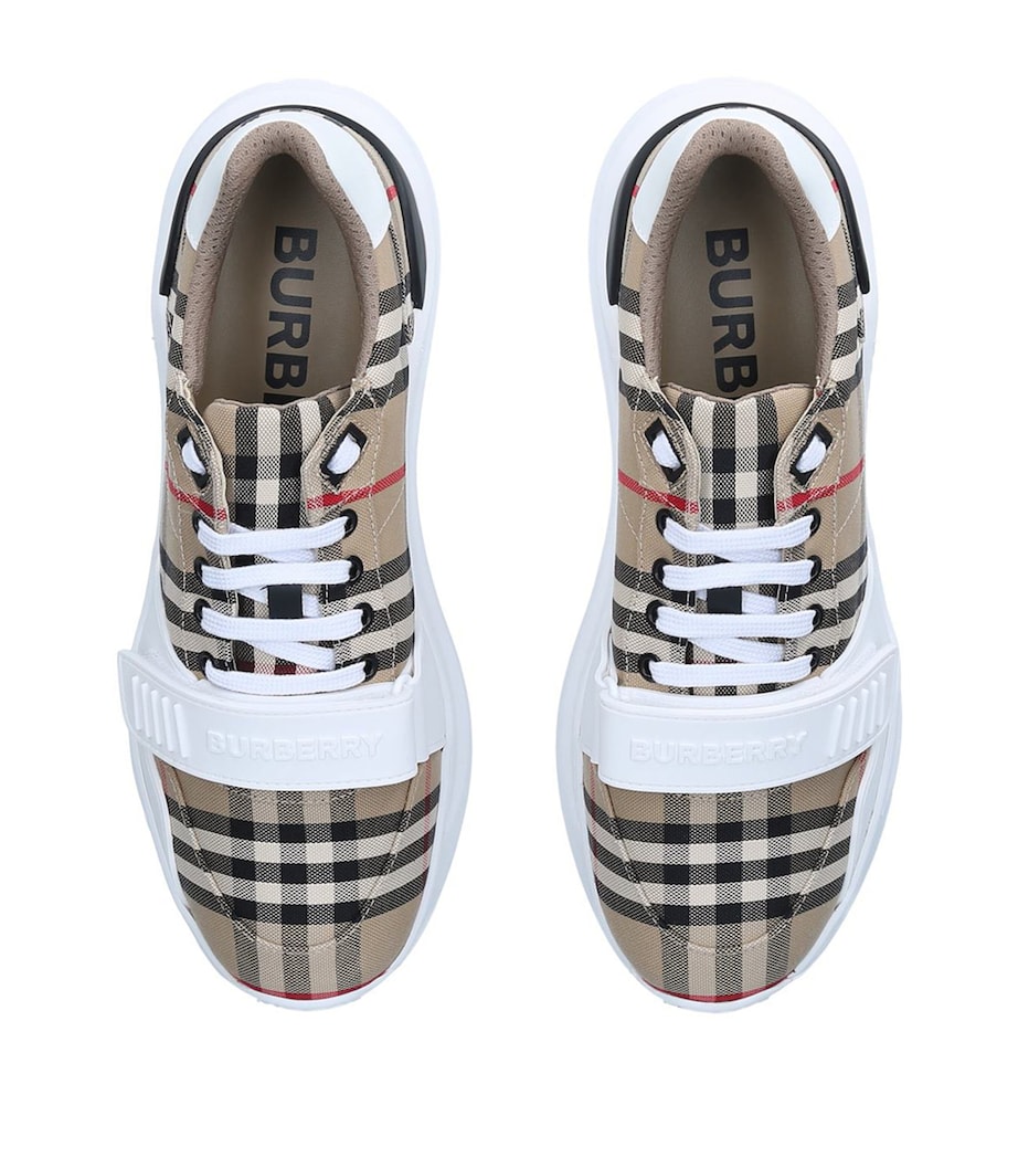 Check Regis Sneakers BEIGE Image 4