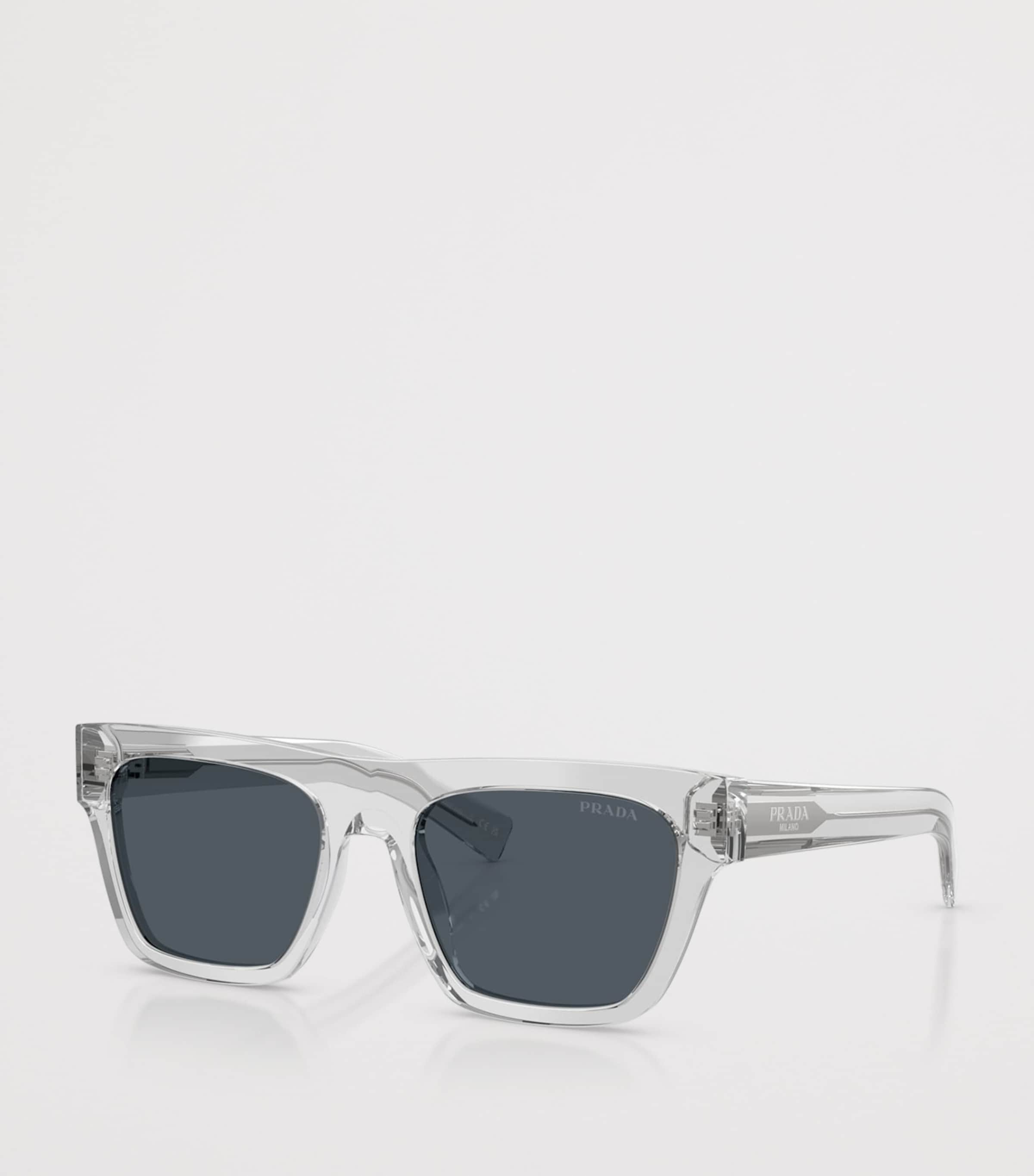 Prada Acetate Rectangular Sunglasses Image 2