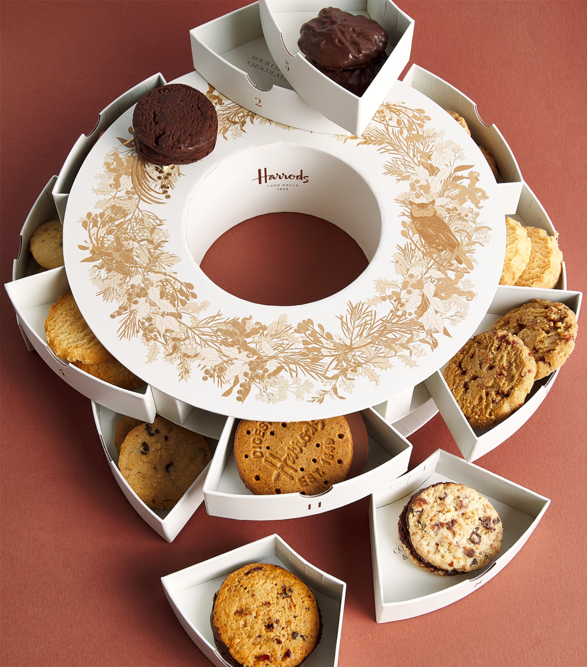 Harrods 12 Days of Biscuits Advent Calendar (426g) Image 4