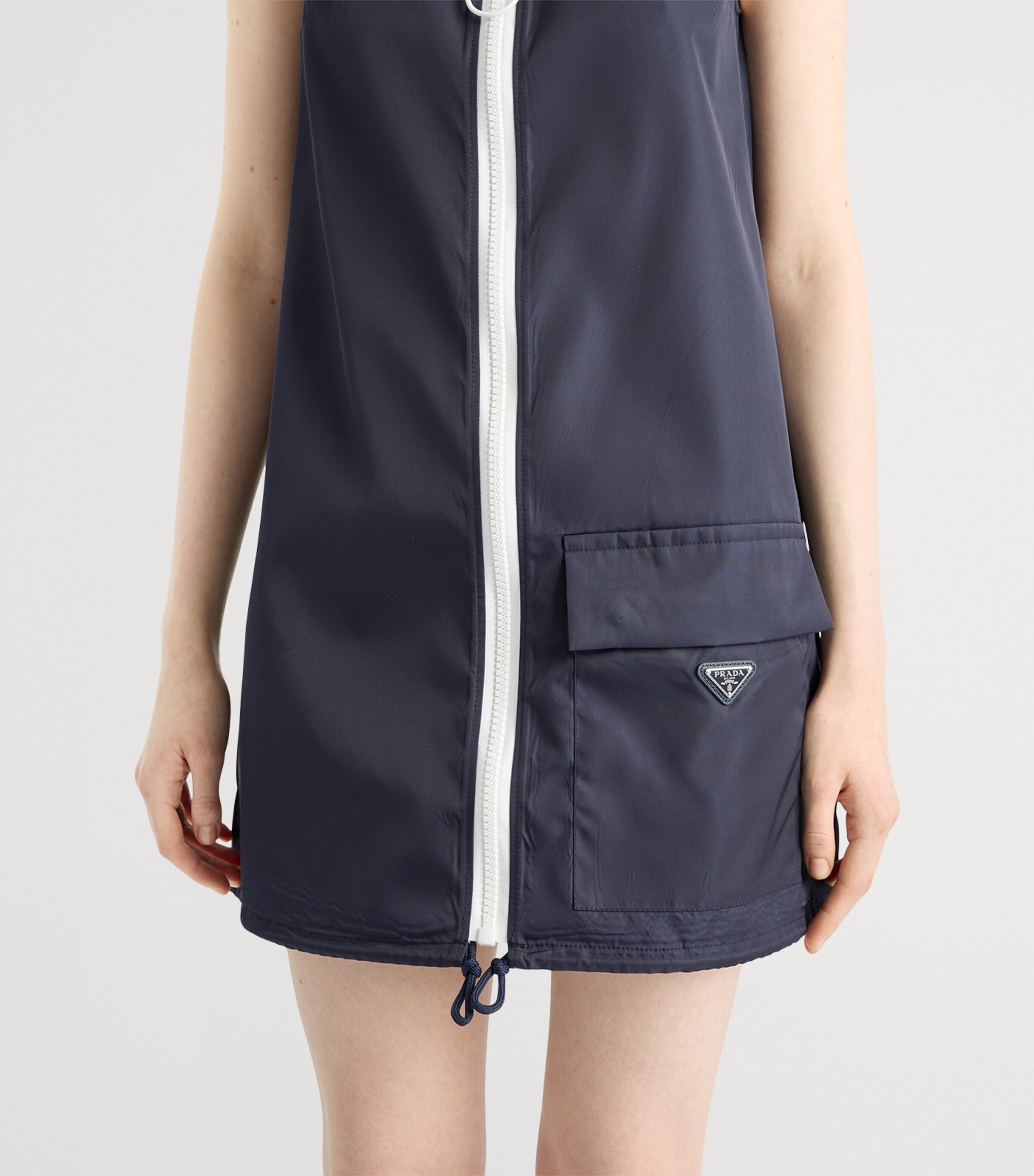 Re-Nylon Triangle Mini Dress F0SVF Image 3
