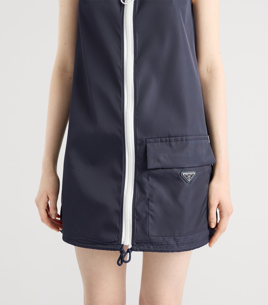 Re-Nylon Triangle Mini Dress F0SVF Image 3