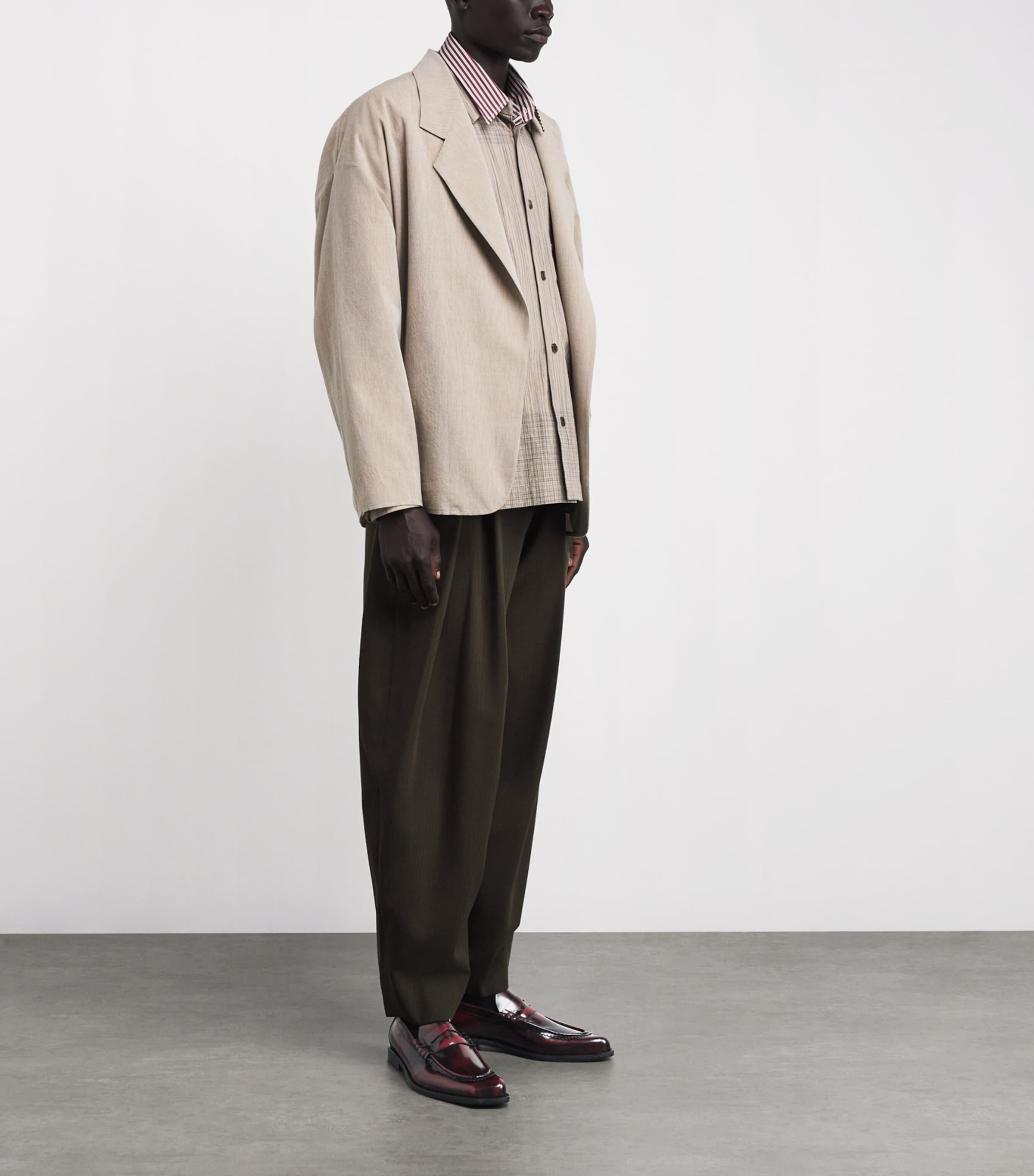 Patent Leather Coin Loafers I411 OXBLOOD Image 6