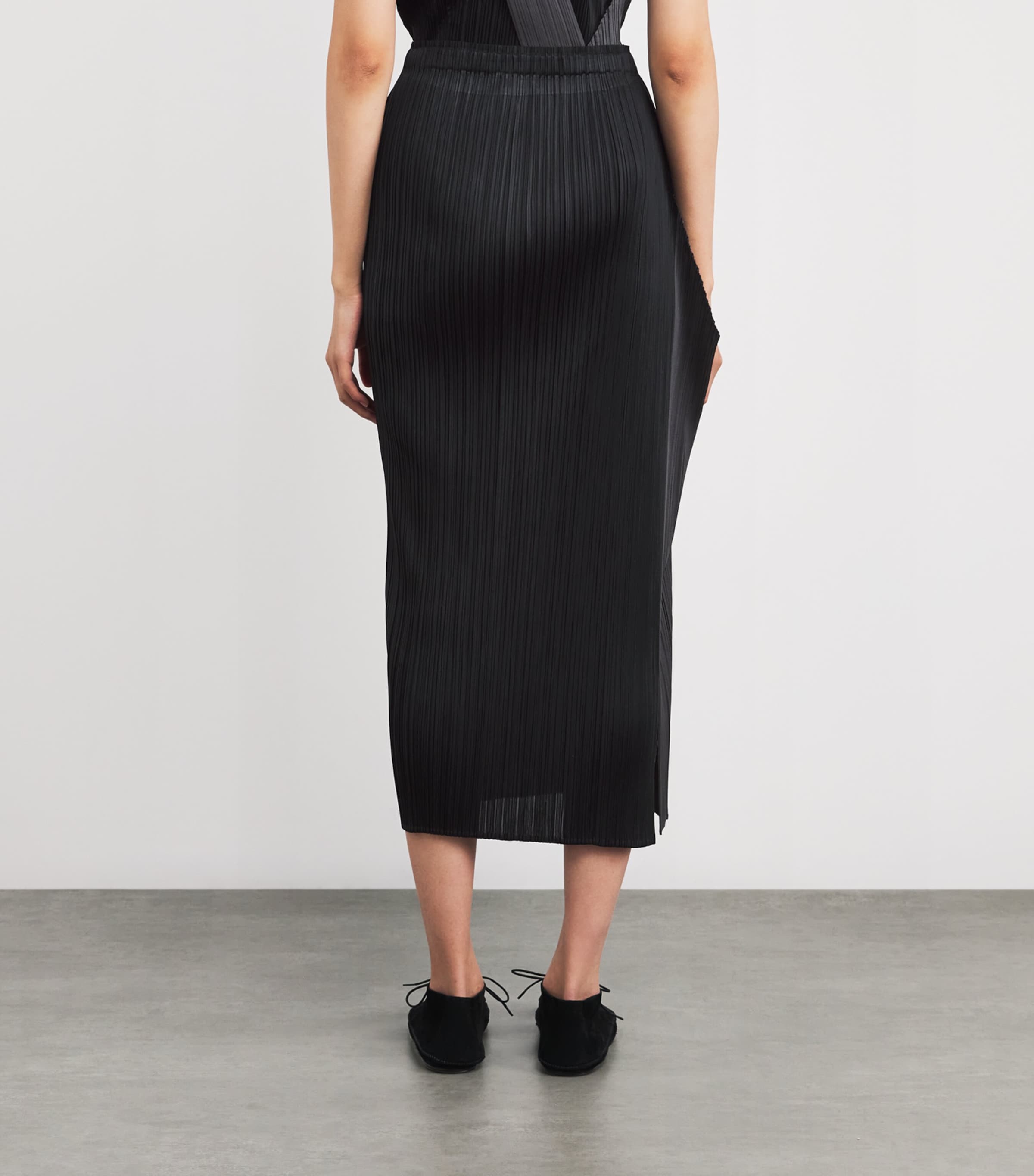 POINTE Midi Skirt BLACK Image 4